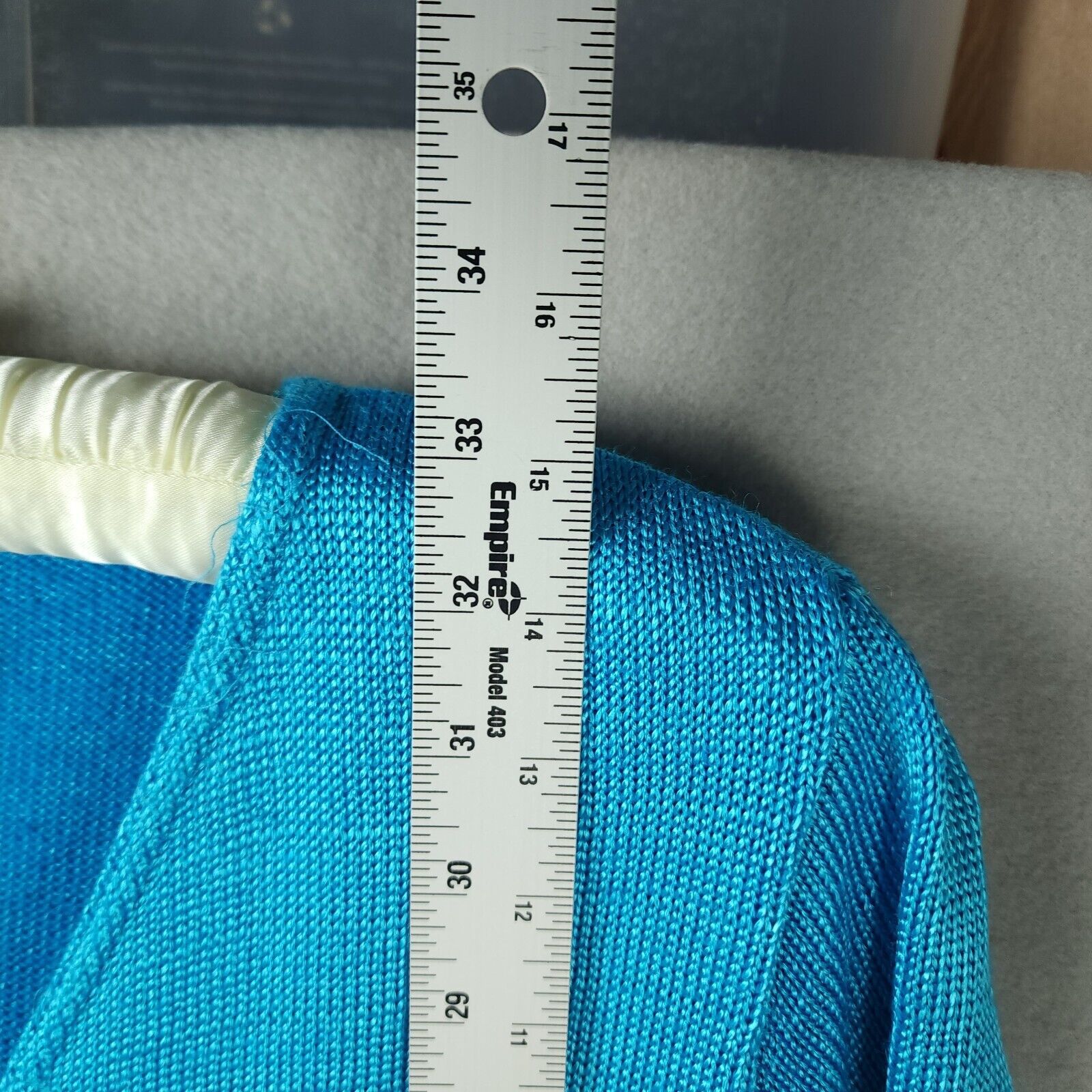Other Carol Little Knitwear Sweater Bright Blue Cotton/Rayon M Size M / US 6-8 / IT 42-44 - 7 Thumbnail