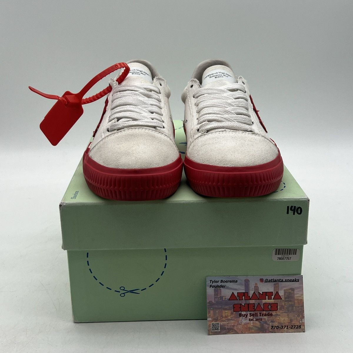Off-White Off white Wmns vulc sneaker white red Size US 6 / IT 36 - 2 Thumbnail