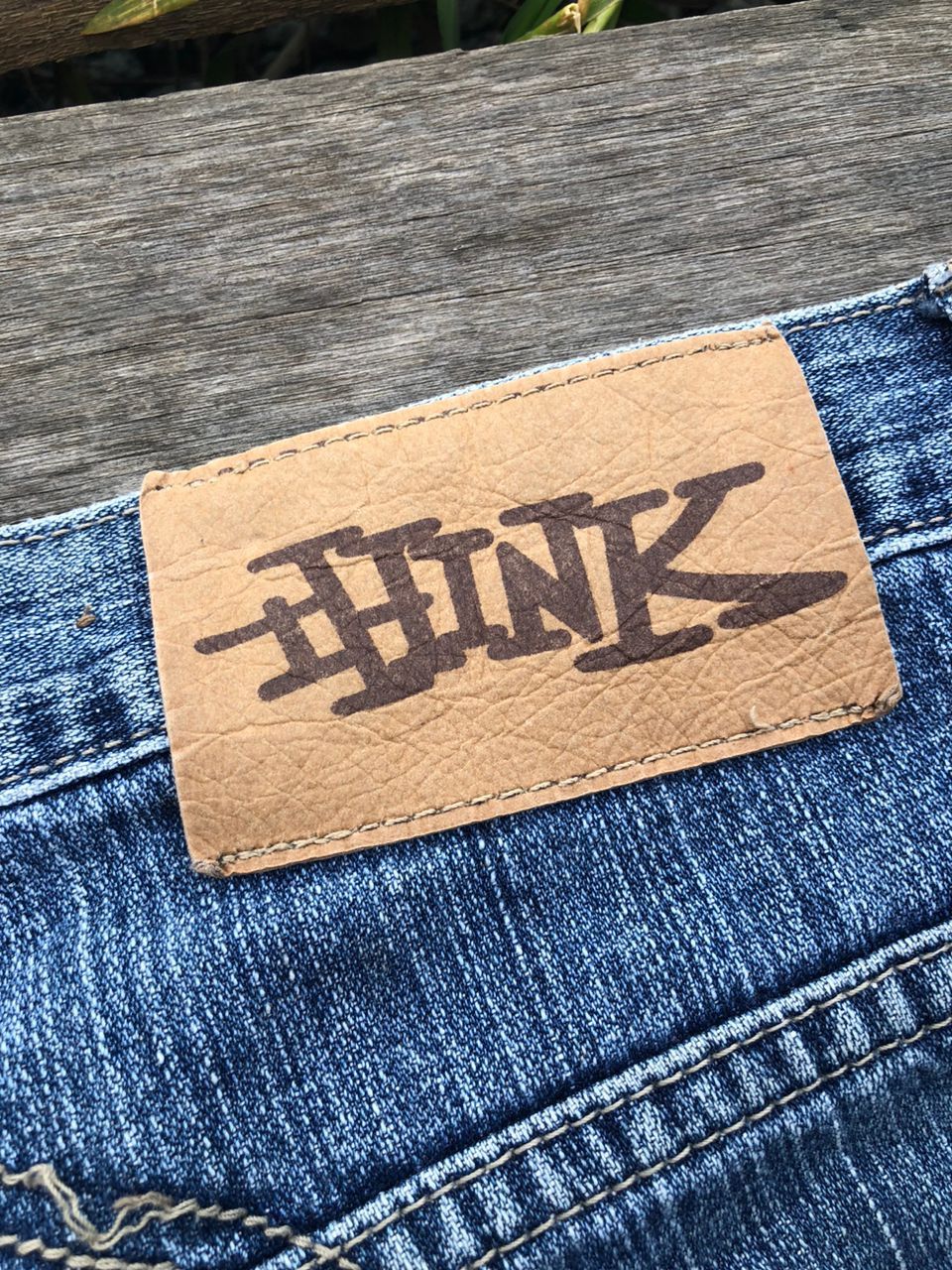 Think Skateboards Vintage Think Skateboards Wide-Leg Denim Jorts Size US 31 - 3 Thumbnail