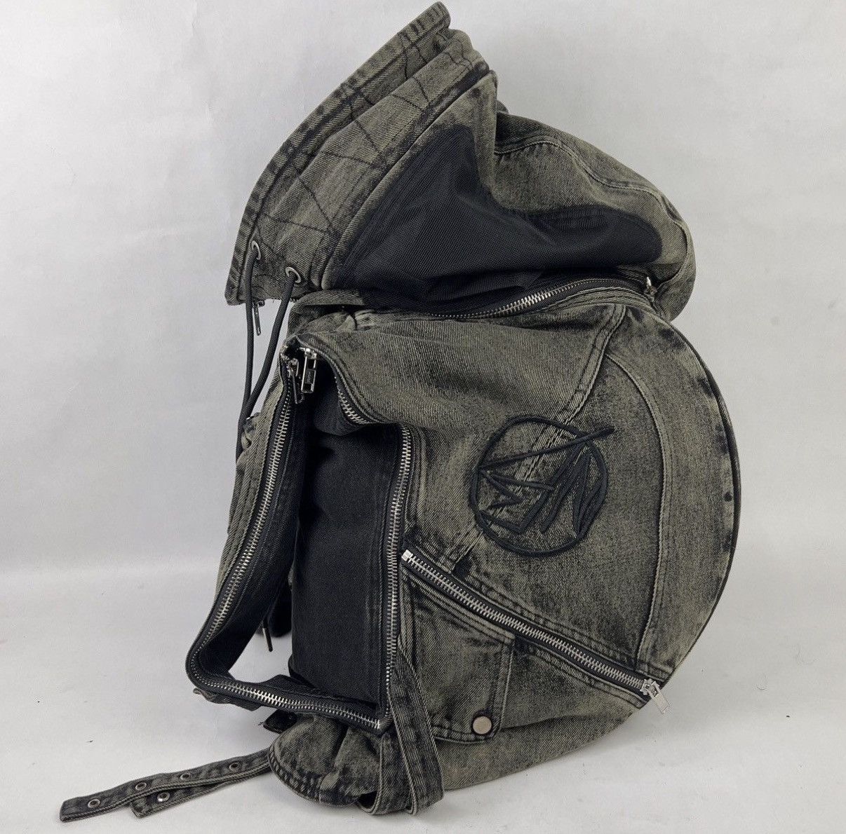 No Faith Studios Denim Hooded Backpack Vest Size US M / EU 48-50 / 2 - 2 Thumbnail