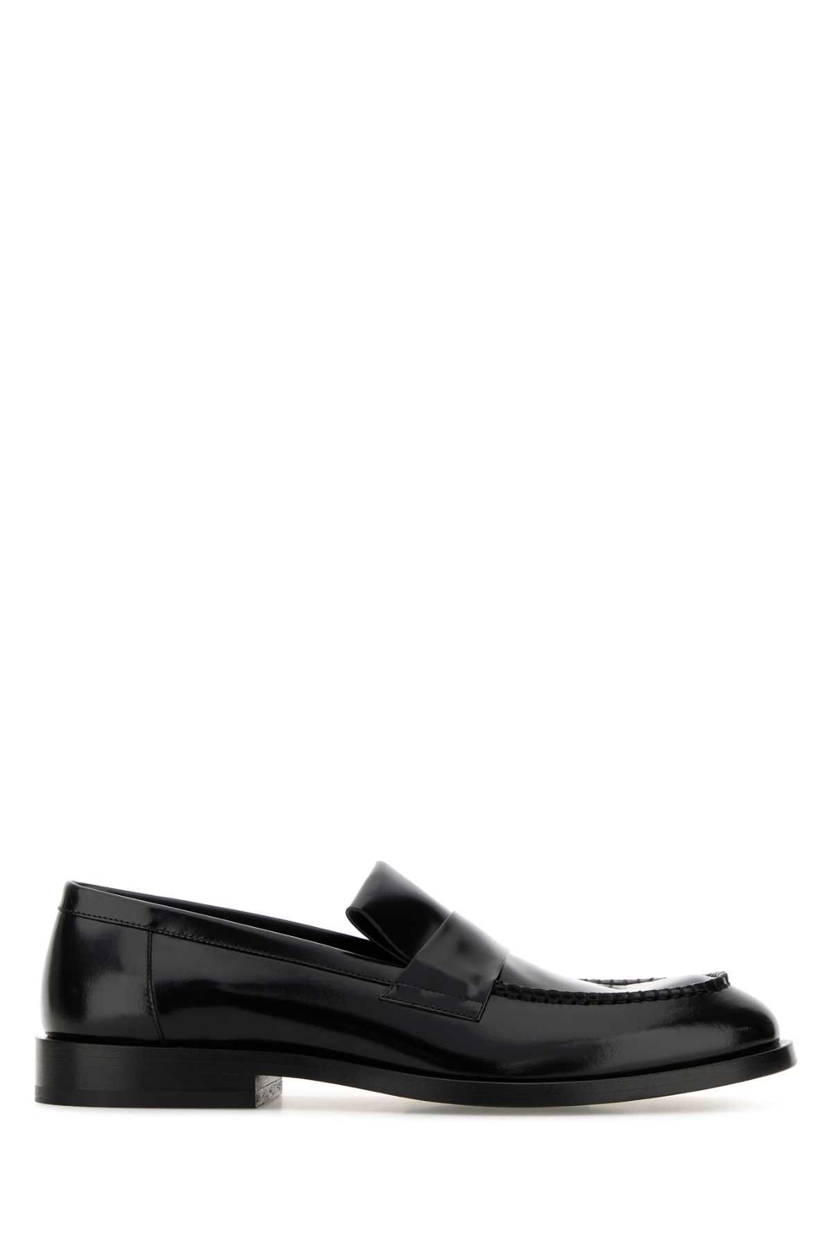 Jil Sander Black Leather Loafers Size US 11 / EU 44 - 1 Thumbnail
