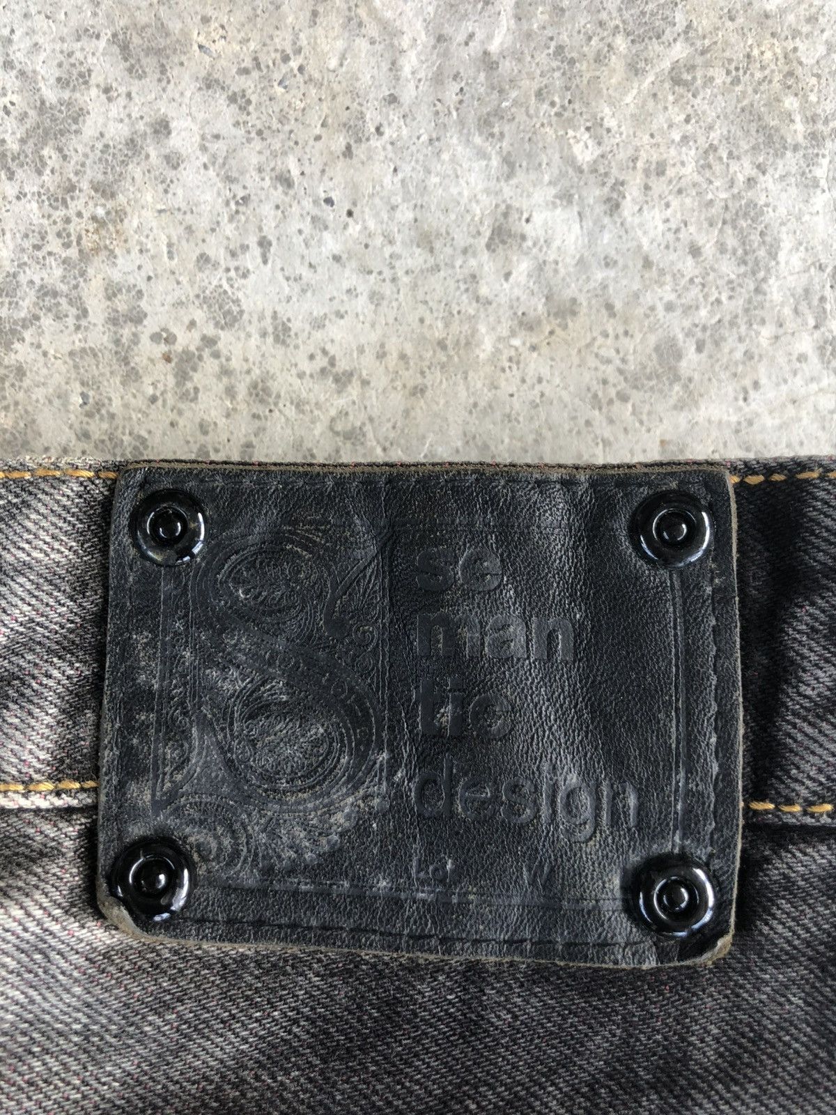 semanticdesign Japanese Semantic Design Flared Jeans Distressed Punk Style Size US 30 / EU 46 - 19 Thumbnail