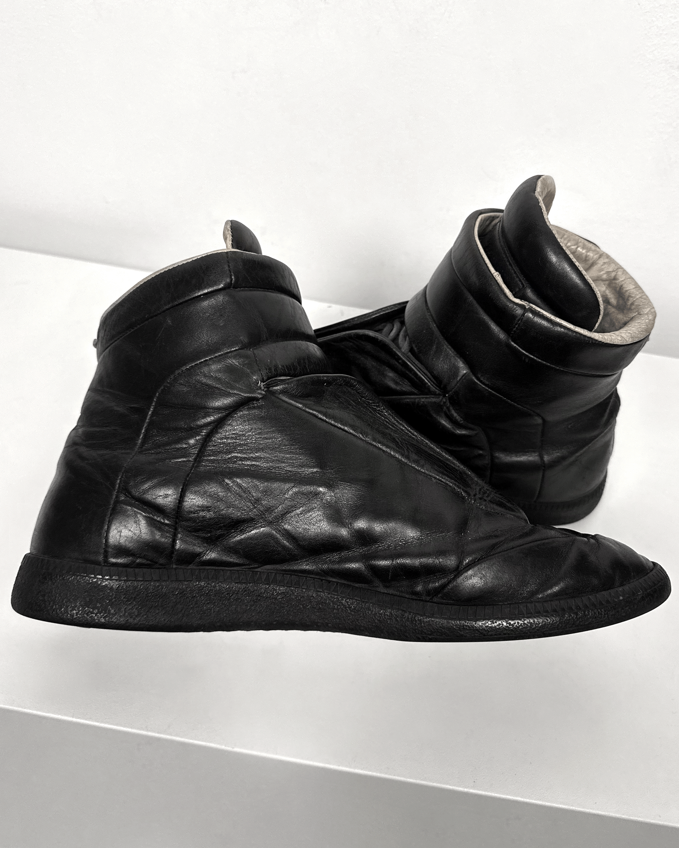 Maison Margiela Maison Margiela Future High Black Sneakers Size US 12 / EU 45 - 7 Thumbnail