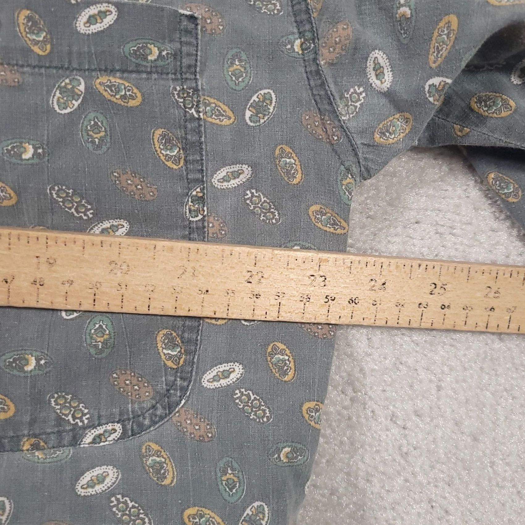 Vintage VINTAGE Boys Industry Western Button Shirt Short Sleeve Mens Large Grunge Skater Shirt Size US L / EU 52-54 / 3 - 6 Thumbnail