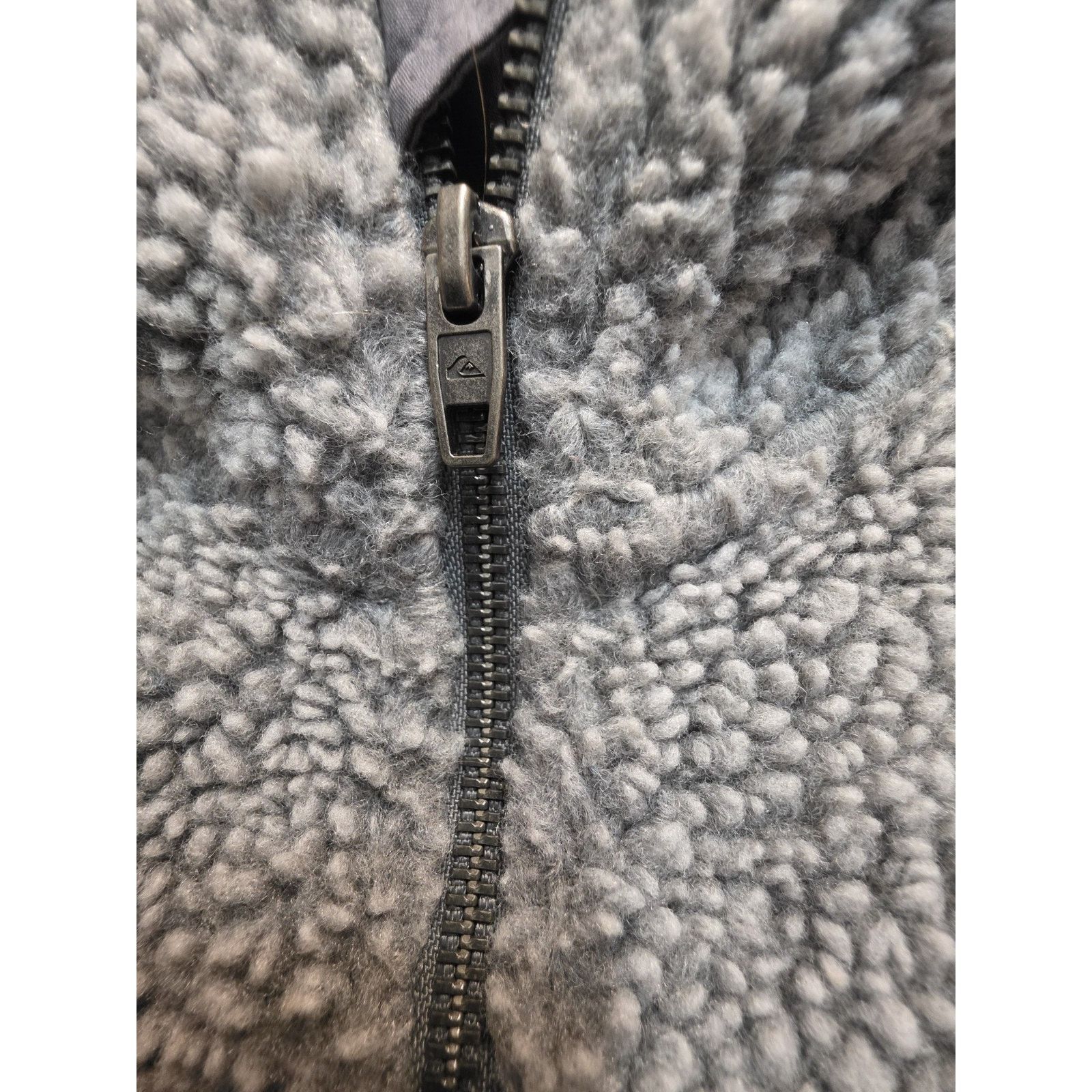 Quiksilver Quicksilver Men's Fleece Sherpa Grey 1/4 Zip Size Xl Jacket Size US XL / EU 56 / 4 - 4 Thumbnail