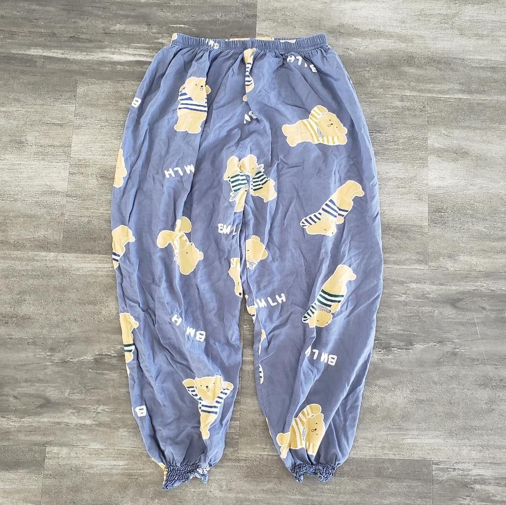 Shein Navy Teddy Bear SHEIN Lounge Pant Size 32" / US 10 / IT 46 - 1 Thumbnail