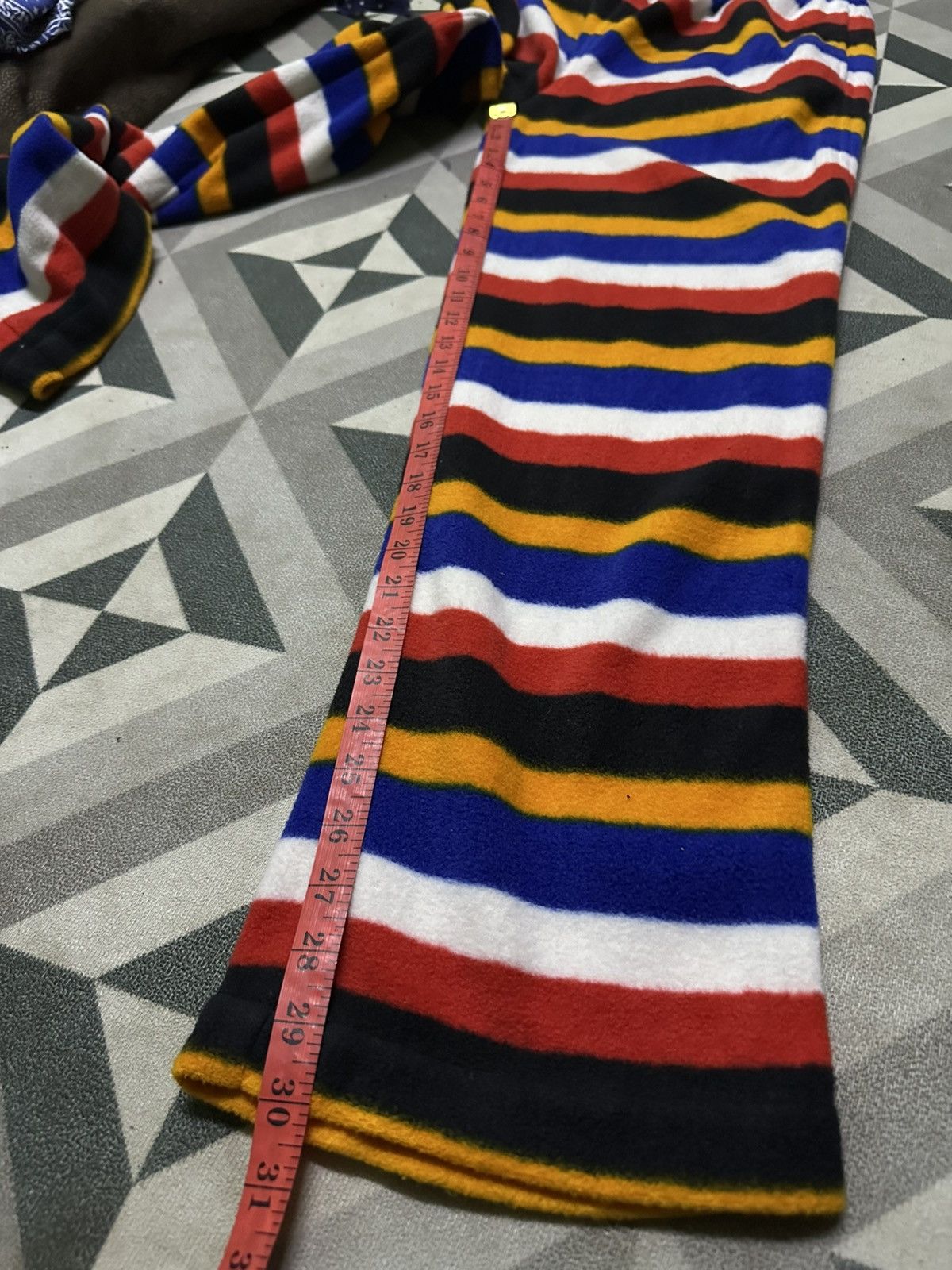 Blue Blue Japan Gaijin made striped multicolor fleece pants Size US 30 / EU 46 - 12 Thumbnail