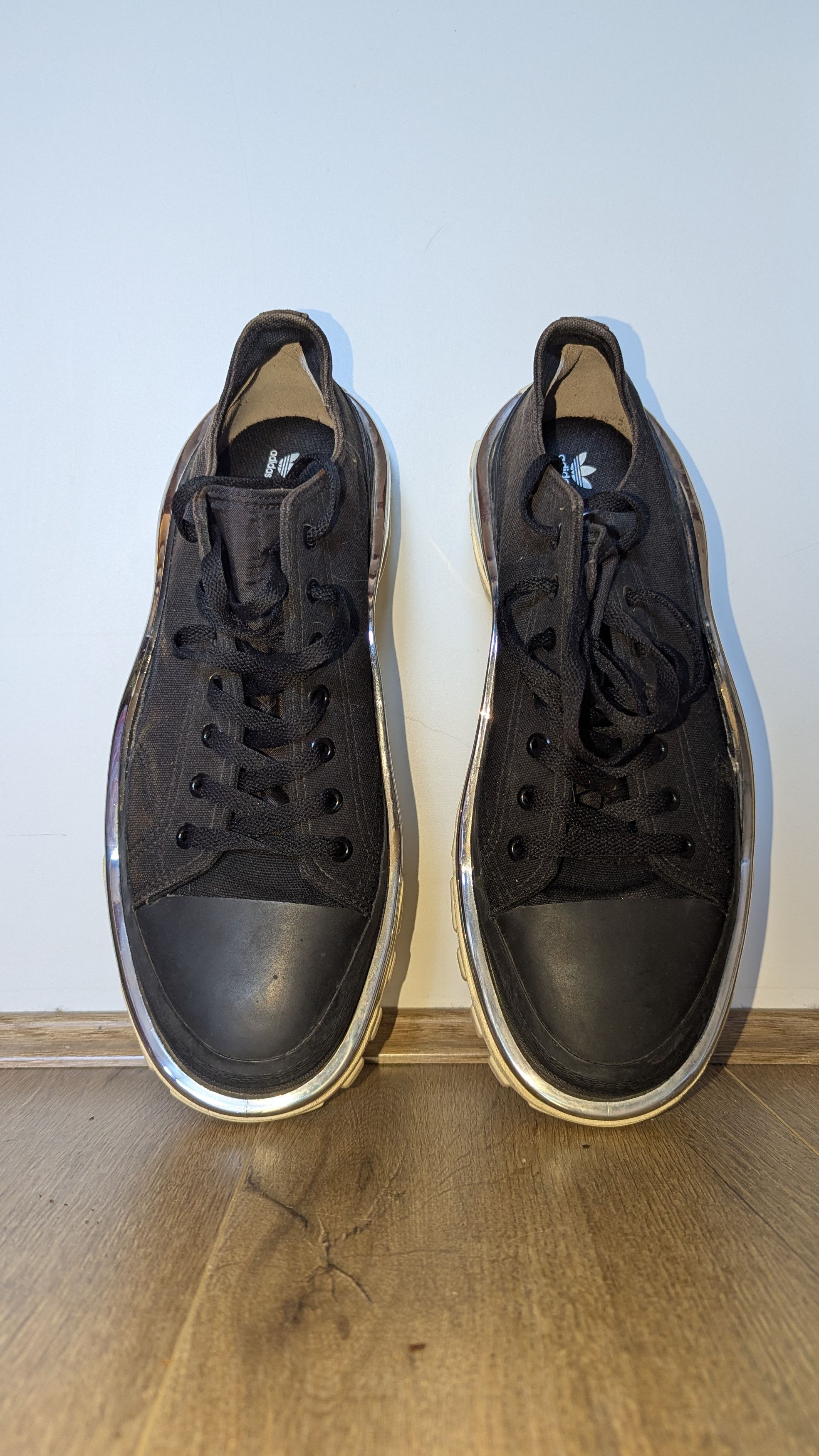 Adidas × Raf Simons Adidas x Raf Simons Detroit Runner "Oreo" Size US 10 / EU 43 - 1 Thumbnail