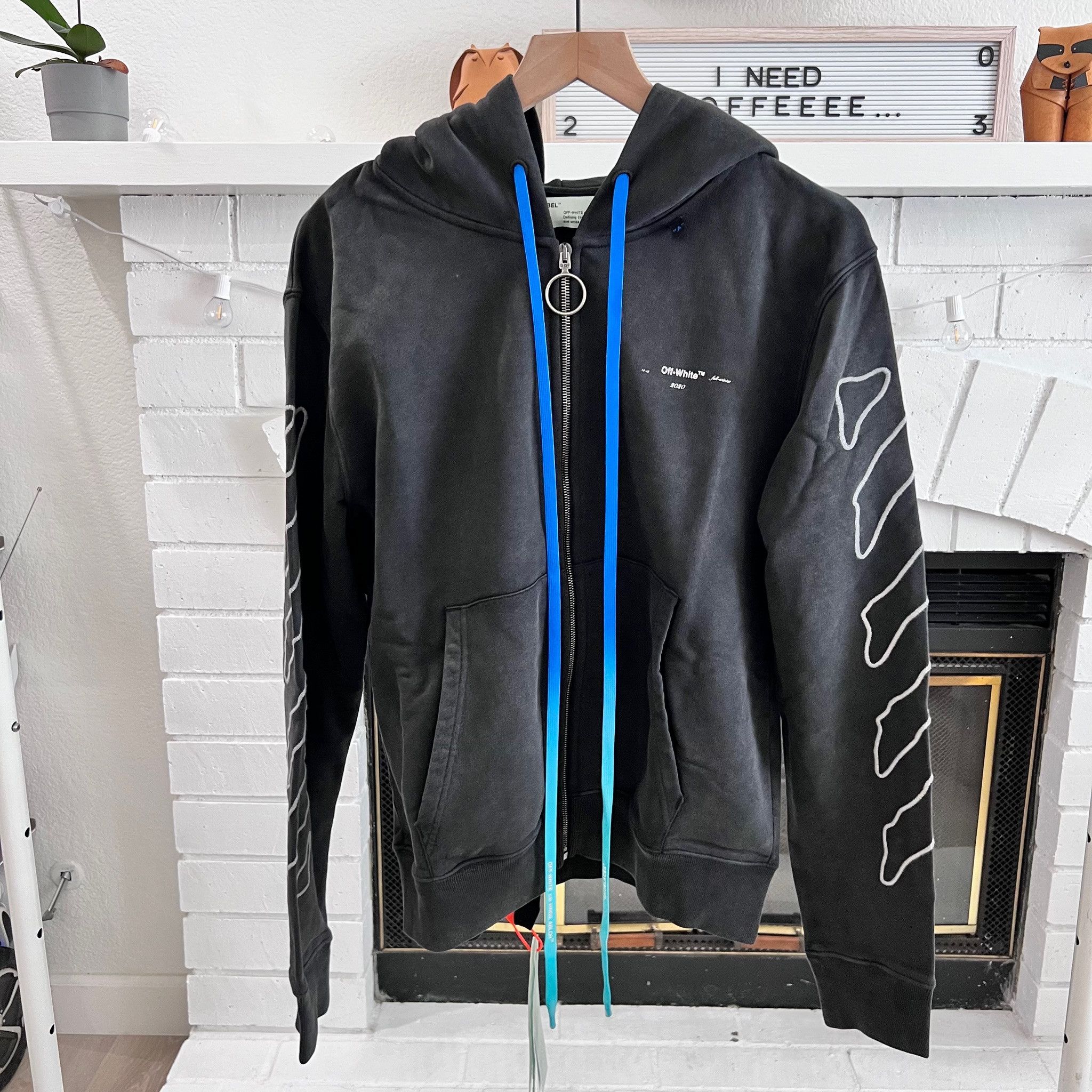 Off-White Off-white Arrows Extended Lace Full Zip Hooded Jacket Size US M / EU 48-50 / 2 - 1 Thumbnail
