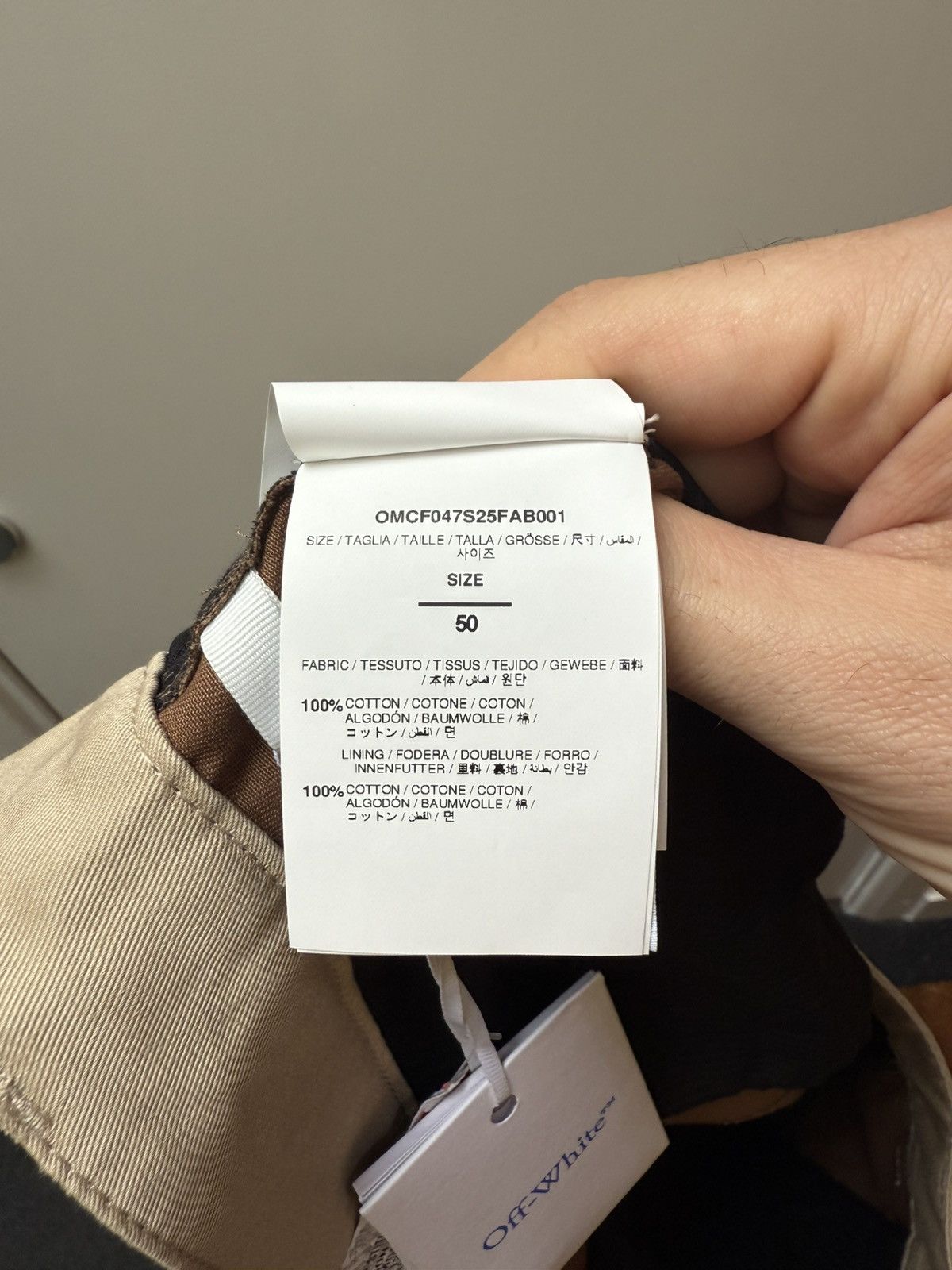 Off-White Off white pants/bottoms Size US 34 / EU 50 - 16 Thumbnail