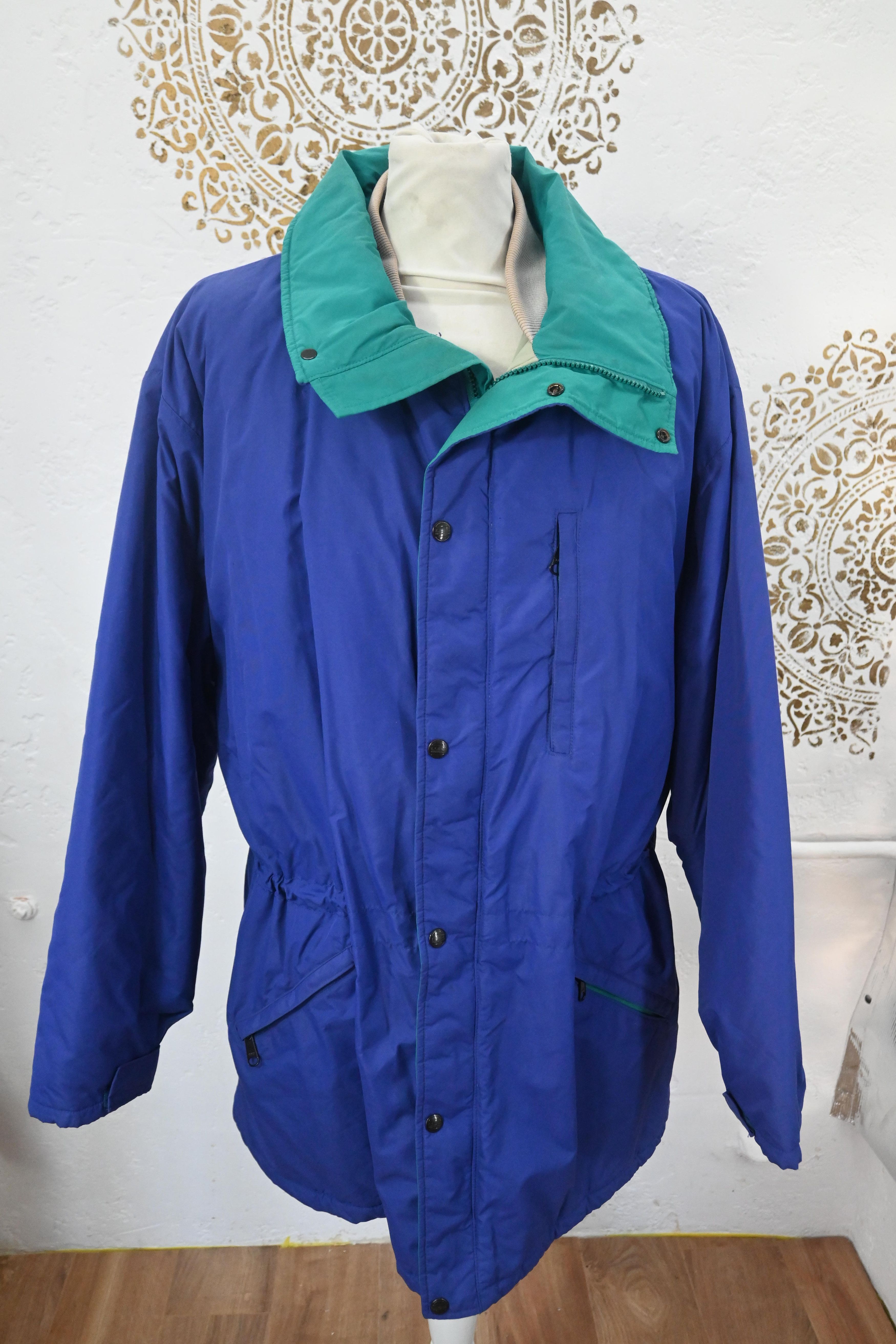 Image of L L Bean Vintage L.l.bean Men Jacket Size Xxl in Blue