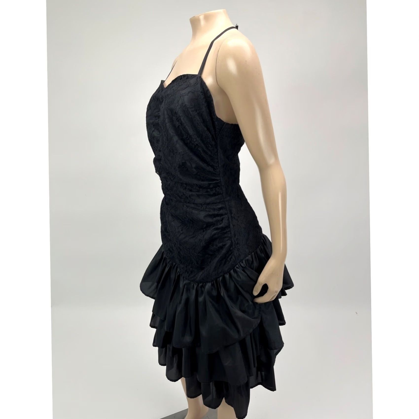 Vintage Vintage 80s 90s Unbranded Womens Dress Floral Party Tiered Prom Formal G3-2 Size 4XL / US 24-26 - 3 Thumbnail