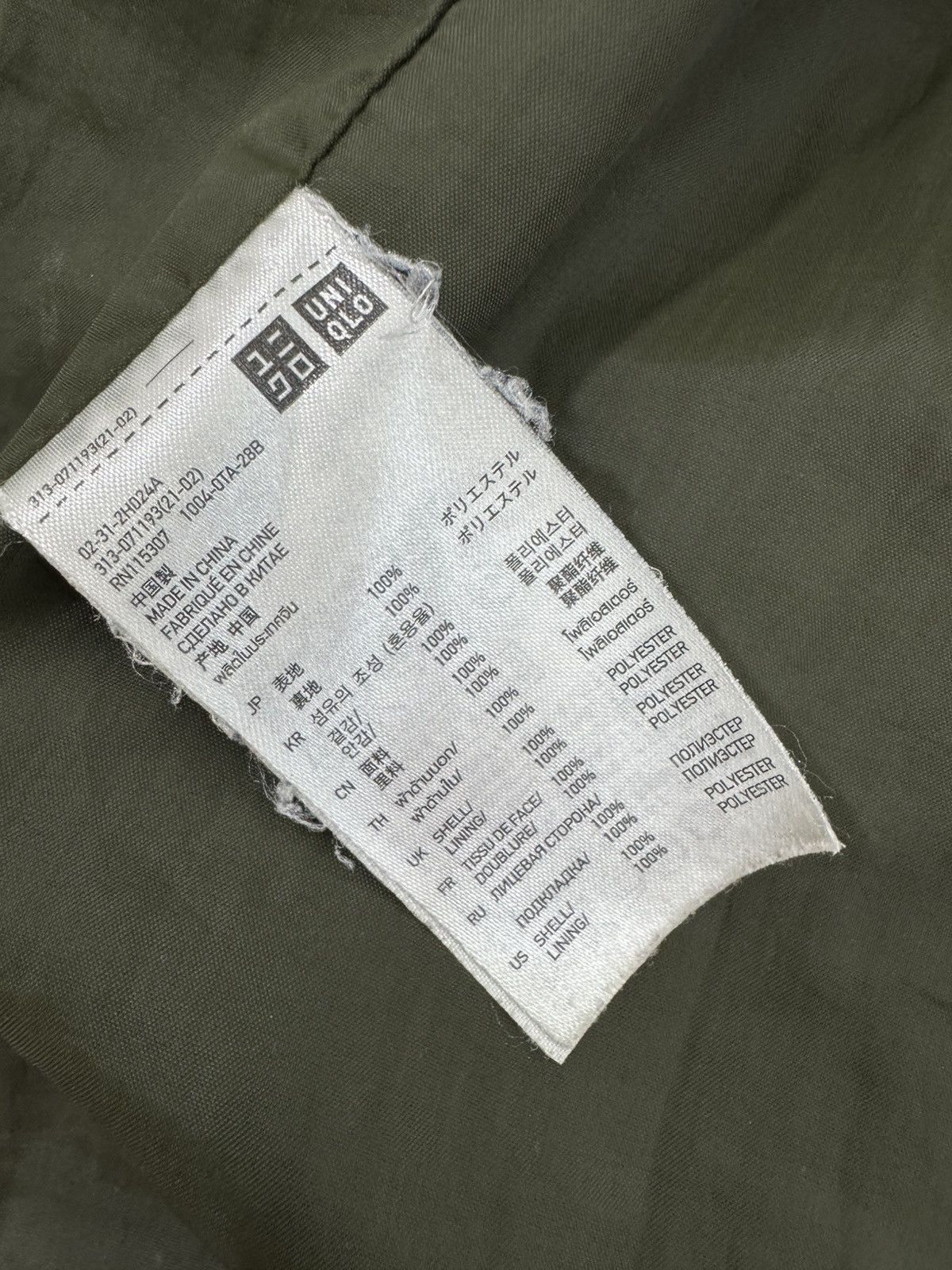 Japanese Brand × Uniqlo × Vintage Vintage Uniqlo Multi Pocket Army Military Jacket Size US M / EU 48-50 / 2 - 14 Thumbnail