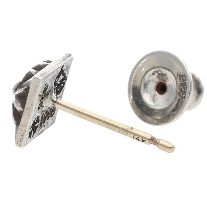 Chrome Hearts Chrome Hearts Silver Pyramid Stud Earring Size ONE SIZE - 4 Thumbnail