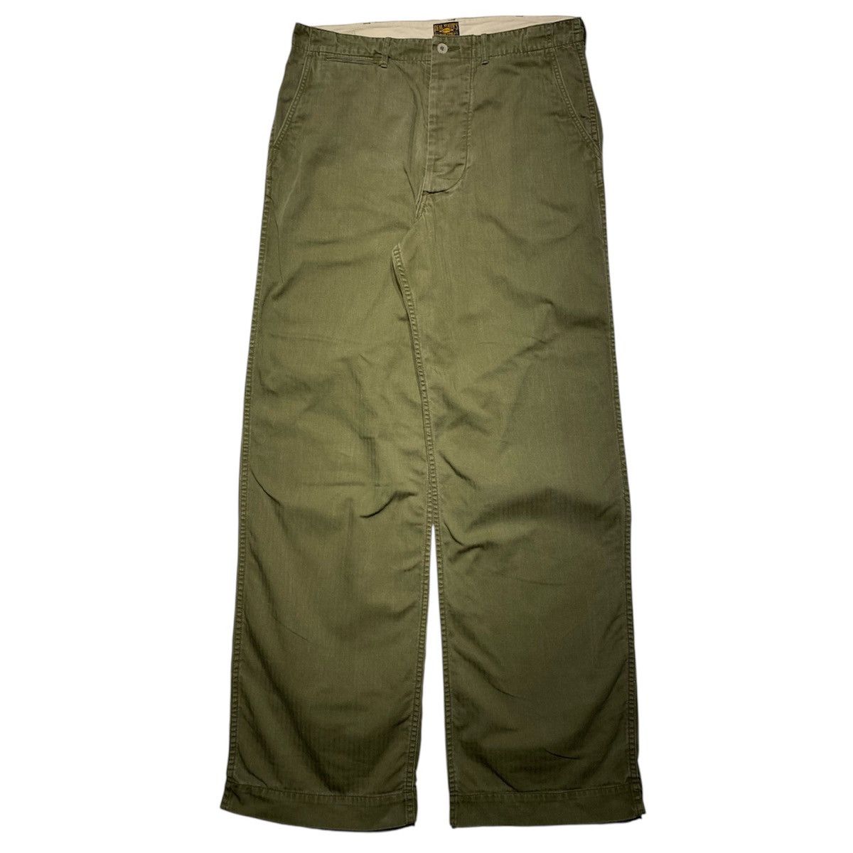 The Real McCoy's HBT 41' US ARMY Olive Trousers