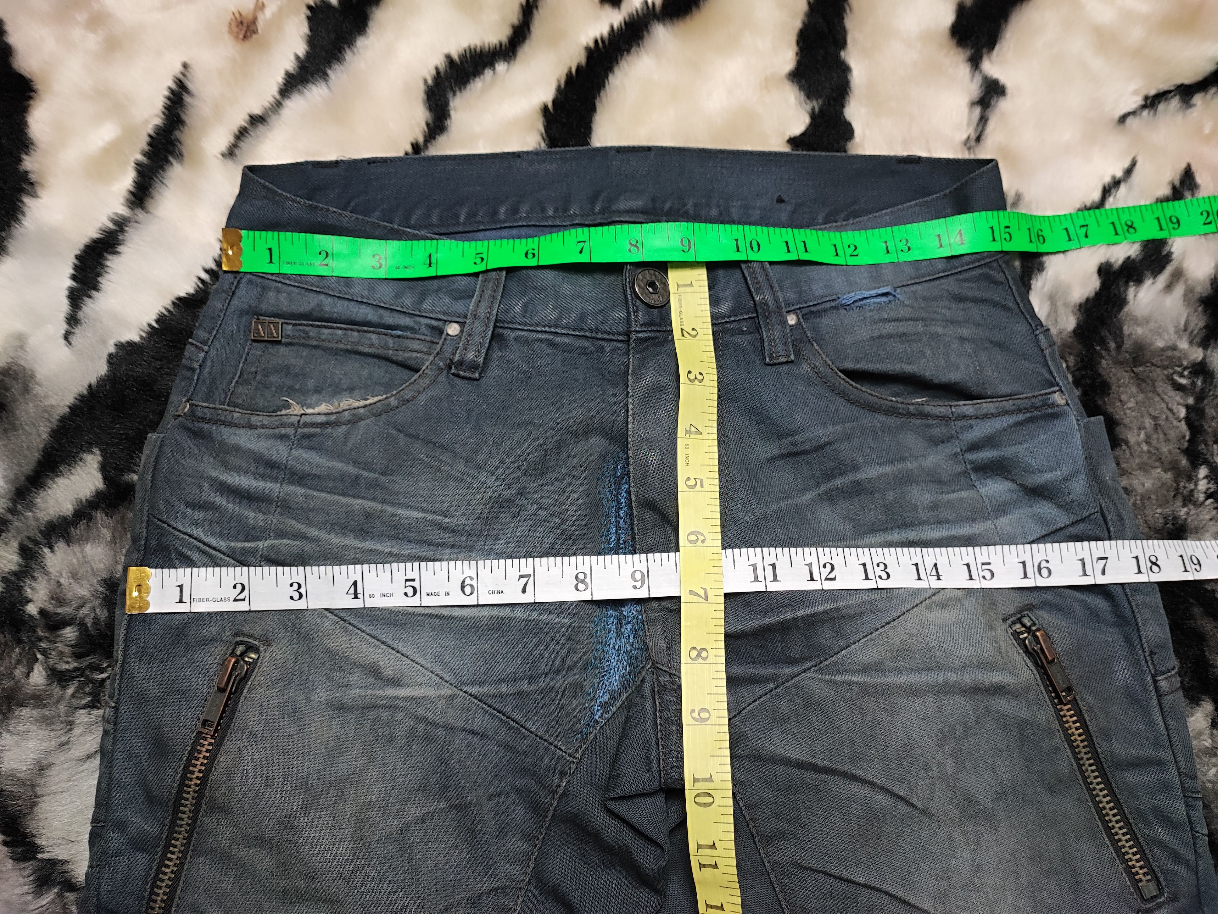 Armani Exchange Armani Exchange Wax Denim Jeans Size US 30 / EU 46 - 21 Thumbnail