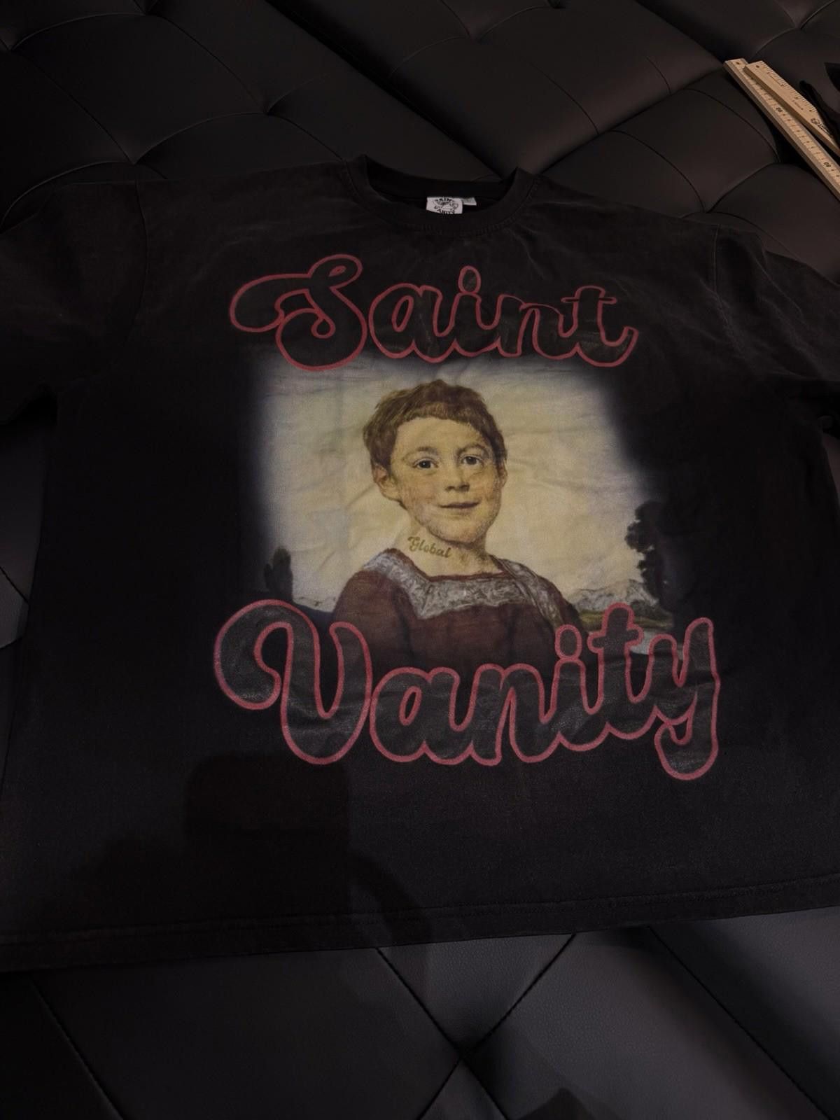 Saint Vanity Size L - Saint Vanity T-shirt 2025 Black/Red Authentic (NEW) Size US L / EU 52-54 / 3 - 2 Thumbnail