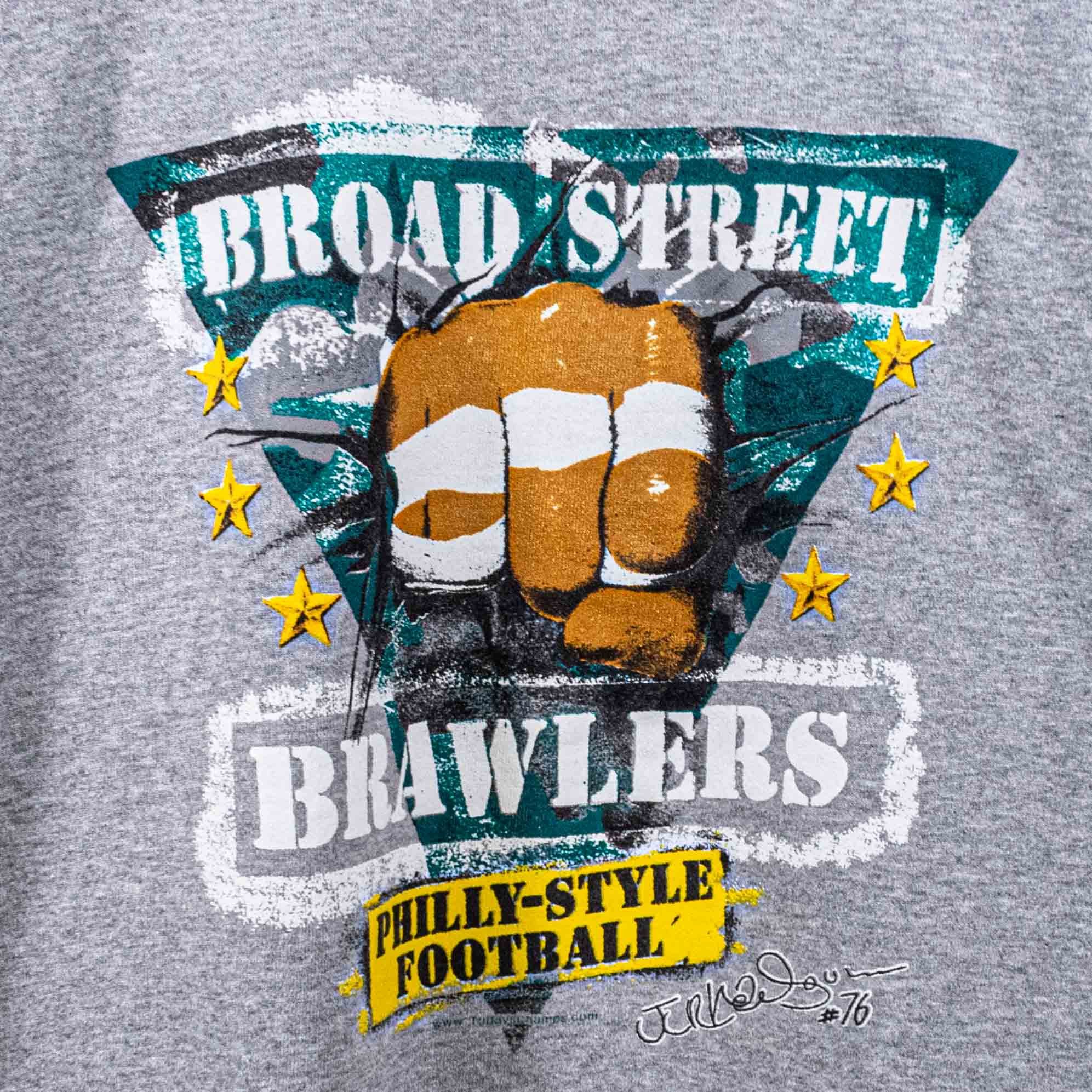 Vintage Philly Style Football Broad Street Brawlers Sweatshirt Size US XL / EU 56 / 4 - 3 Thumbnail