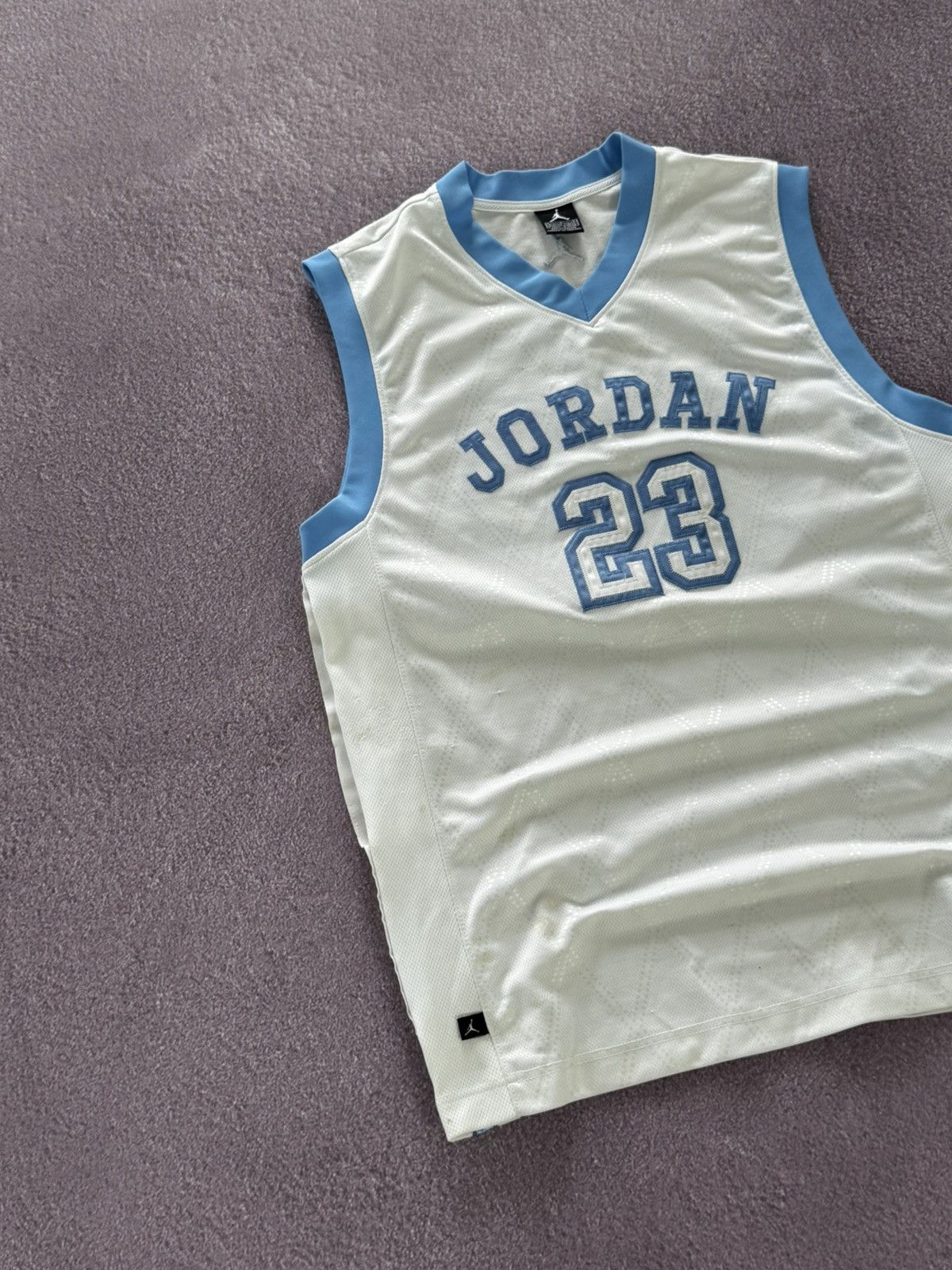 Other Vintage Michael Jordan #23 Big Logo NBA Jersey Size US L / EU 52-54 / 3 - 5 Thumbnail
