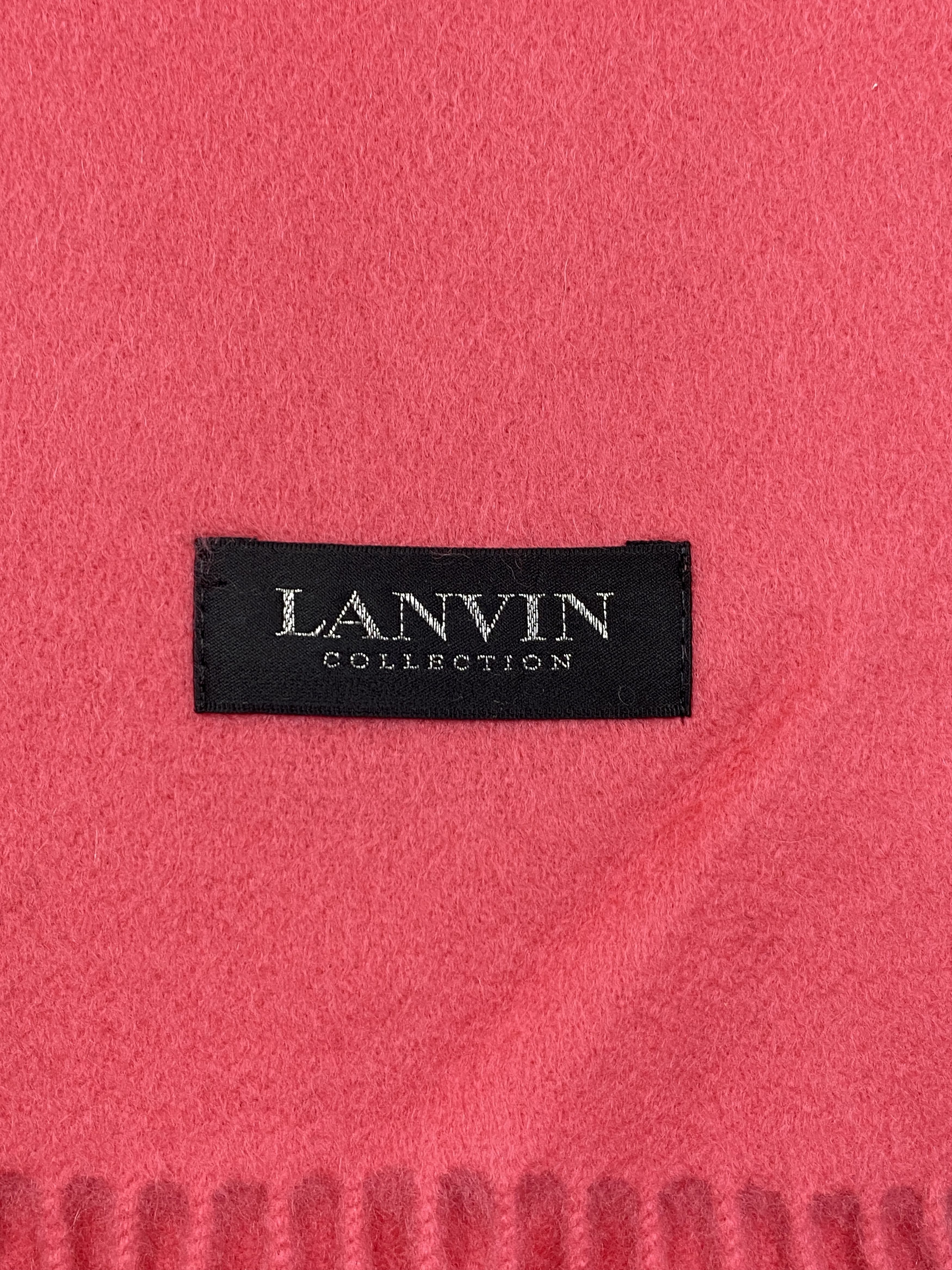 Lanvin Vintage Lanvin Scarf / Muffler Neckwear SC0094 Size ONE SIZE - 11 Thumbnail