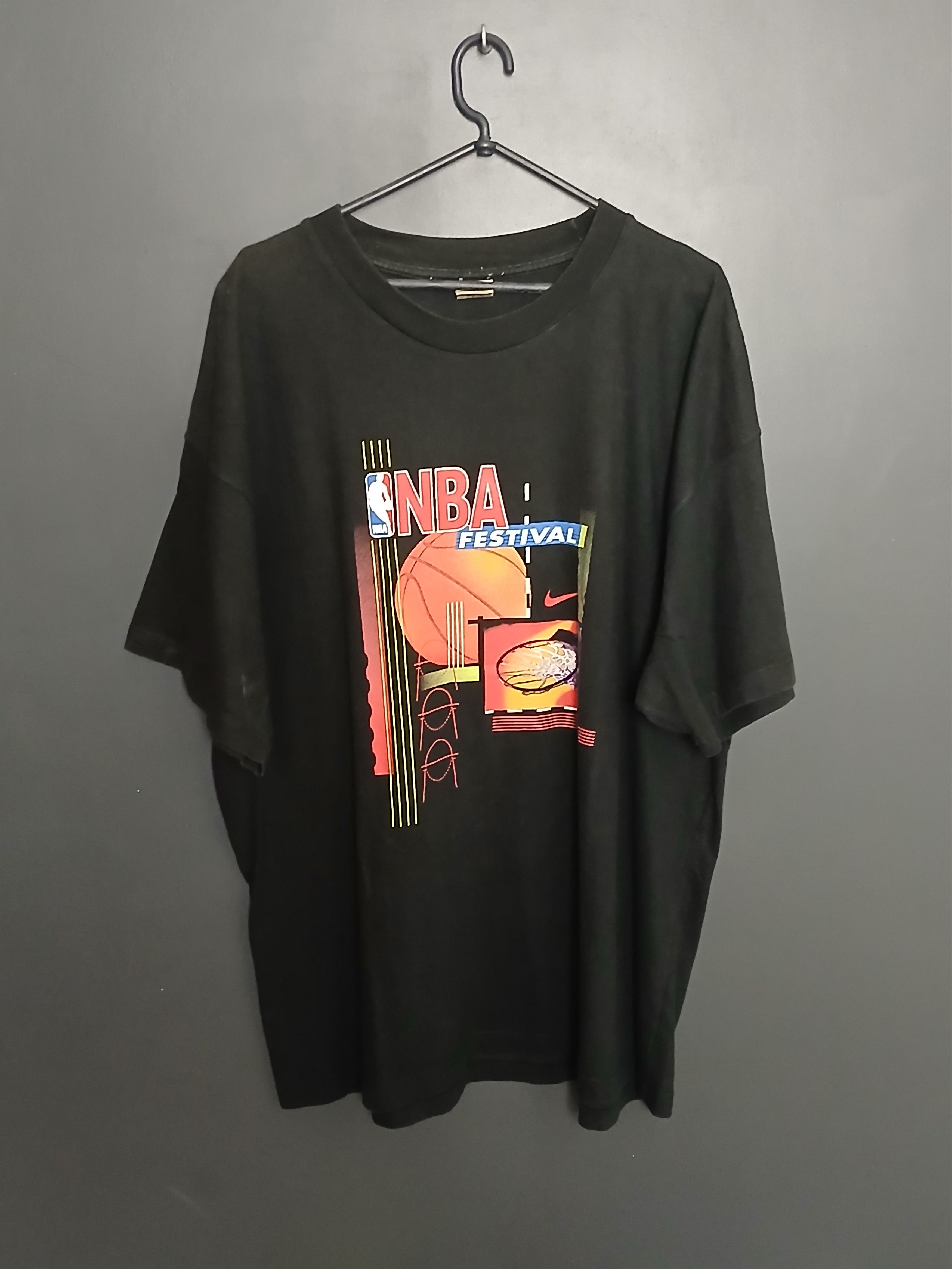 Nike Vintage Nike NBA Festival Basketball T-Shirt Size US XXL / EU 58 / 5 - 1 Thumbnail