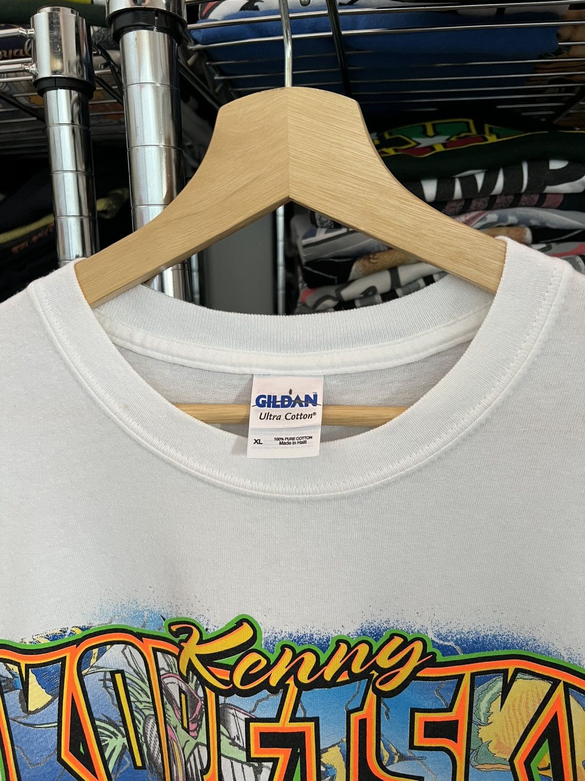 NASCAR 2000s Kenny Koretsky Captain Caos Nitro Fish Racing Tee Size US XL / EU 56 / 4 - 4 Thumbnail