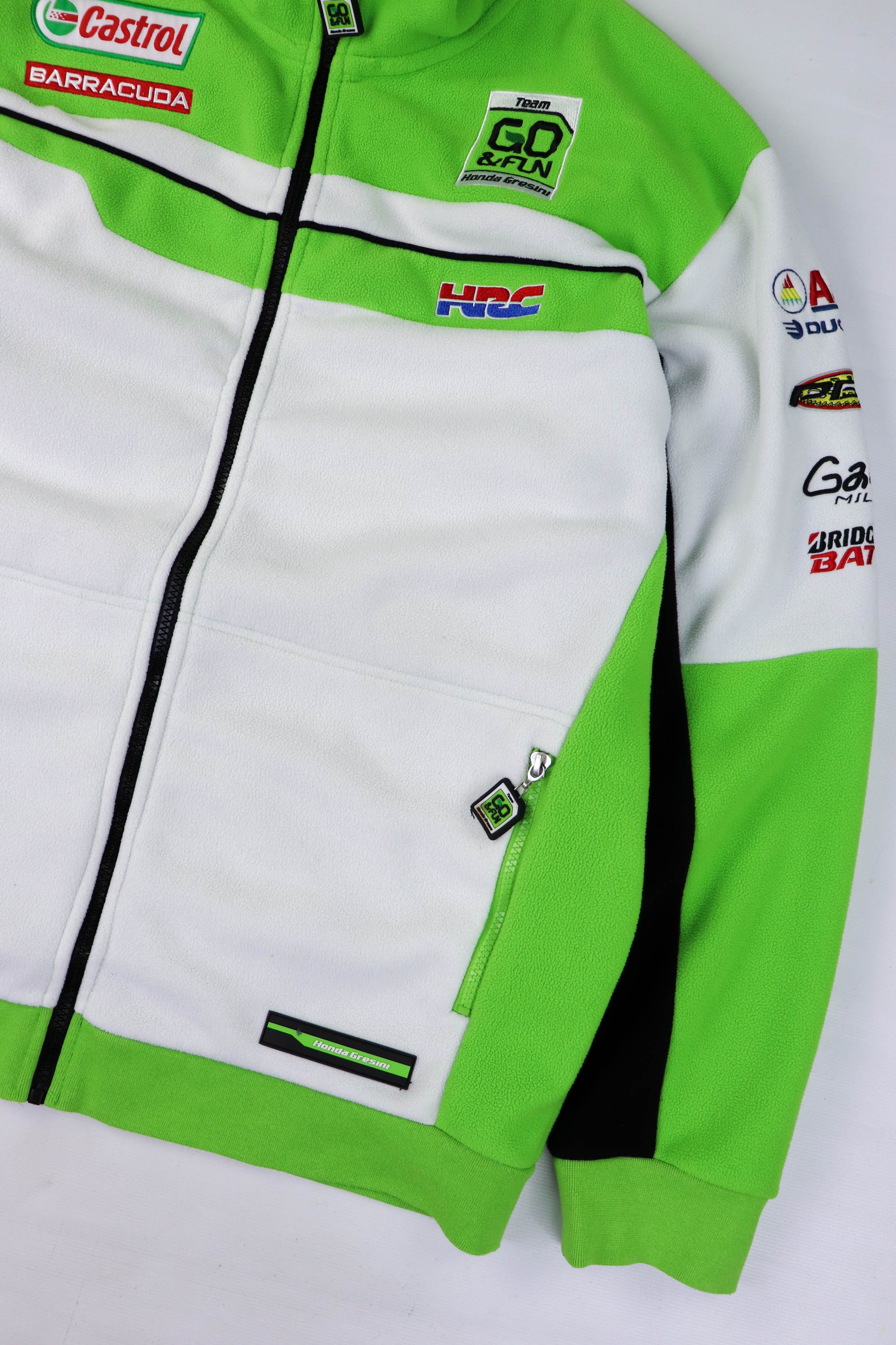 Honda HONDA Gresini Multicolor MotoGP Racing Fleece Zip Jacket Size US XL / EU 56 / 4 - 5 Thumbnail