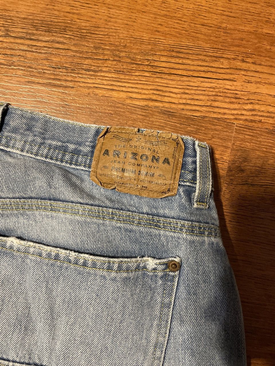Arizona Jean Co. Vintage Arizona Jean Company Bootcut Light Wash Blue Jeans Size US 34 / EU 50 - 7 Thumbnail