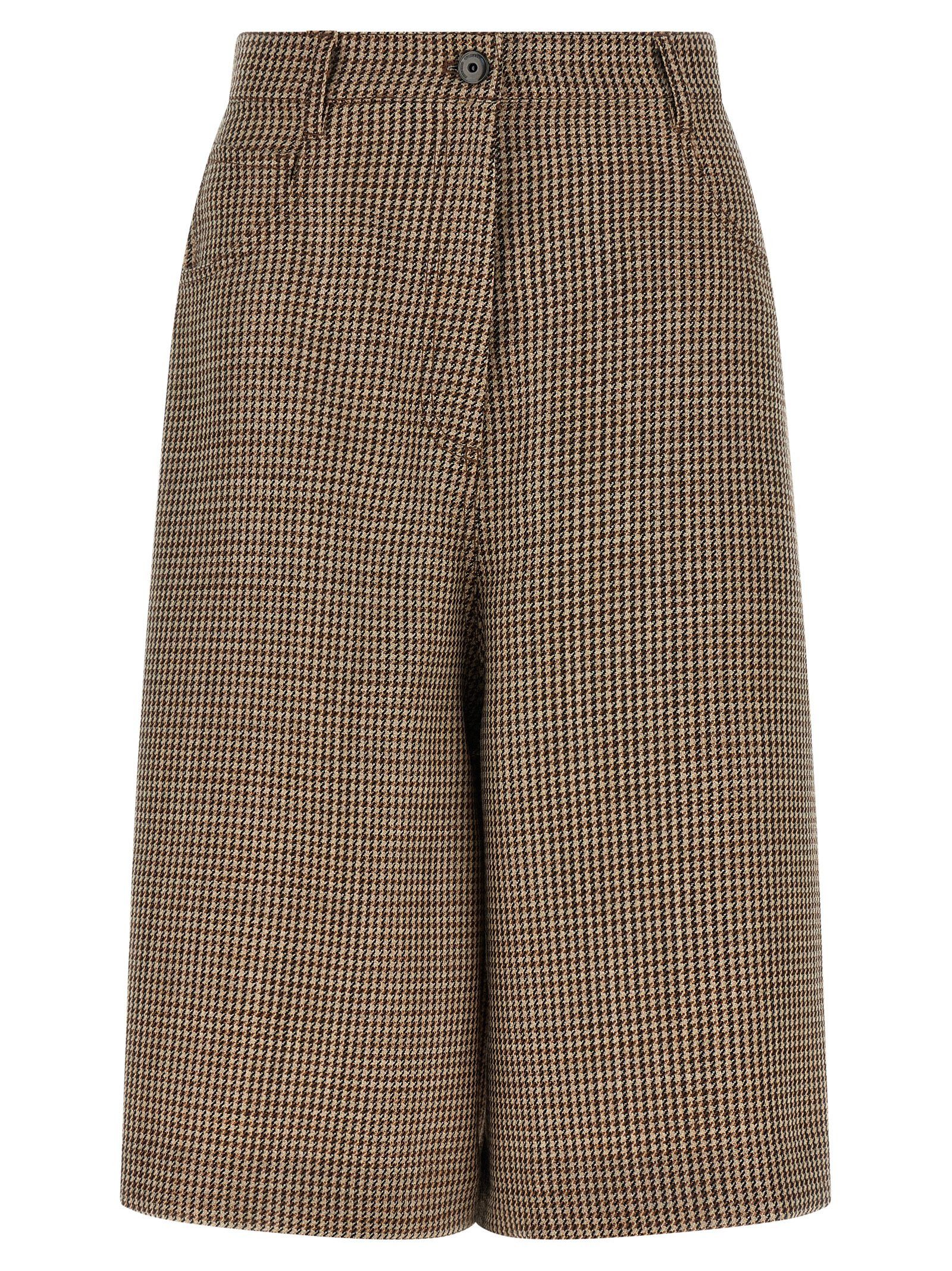Brunello Cucinelli Prince of Wales lamé bermuda shorts Size 30" / US 8 / IT 44 - 1 Thumbnail