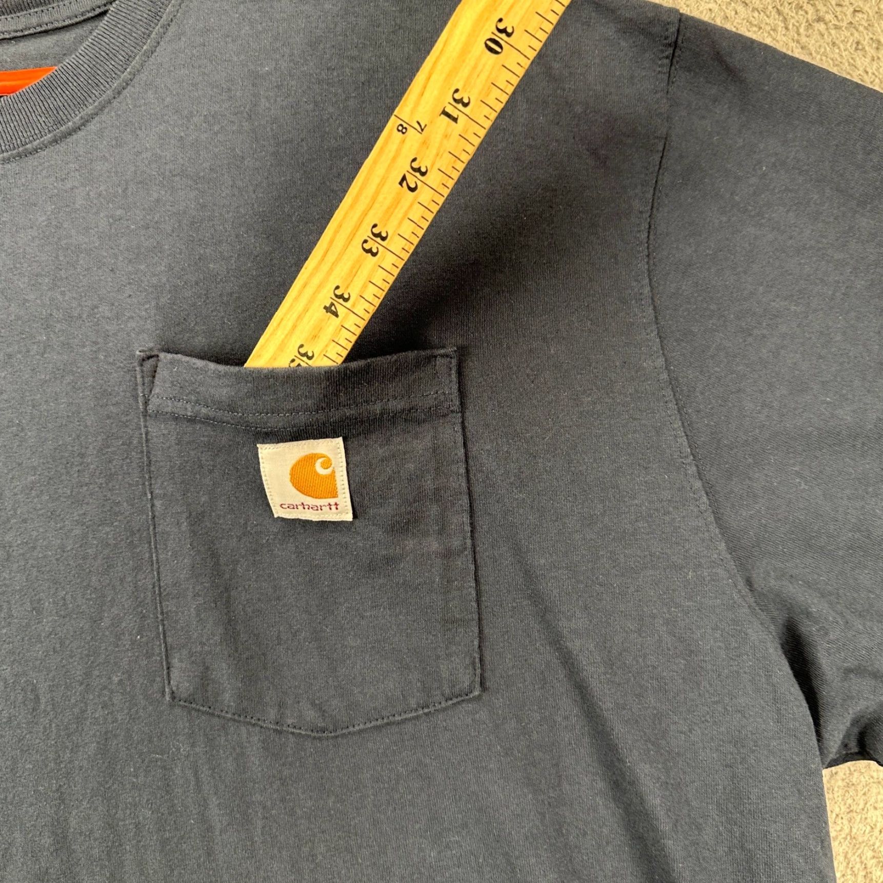 Carhartt Carhartt T-Shirt Mens 2XL Blue Short Sleeve Pocket Logo Outdoor Crew Neck Regular Fit Shirt Size US XXL / EU 58 / 5 - 6 Thumbnail
