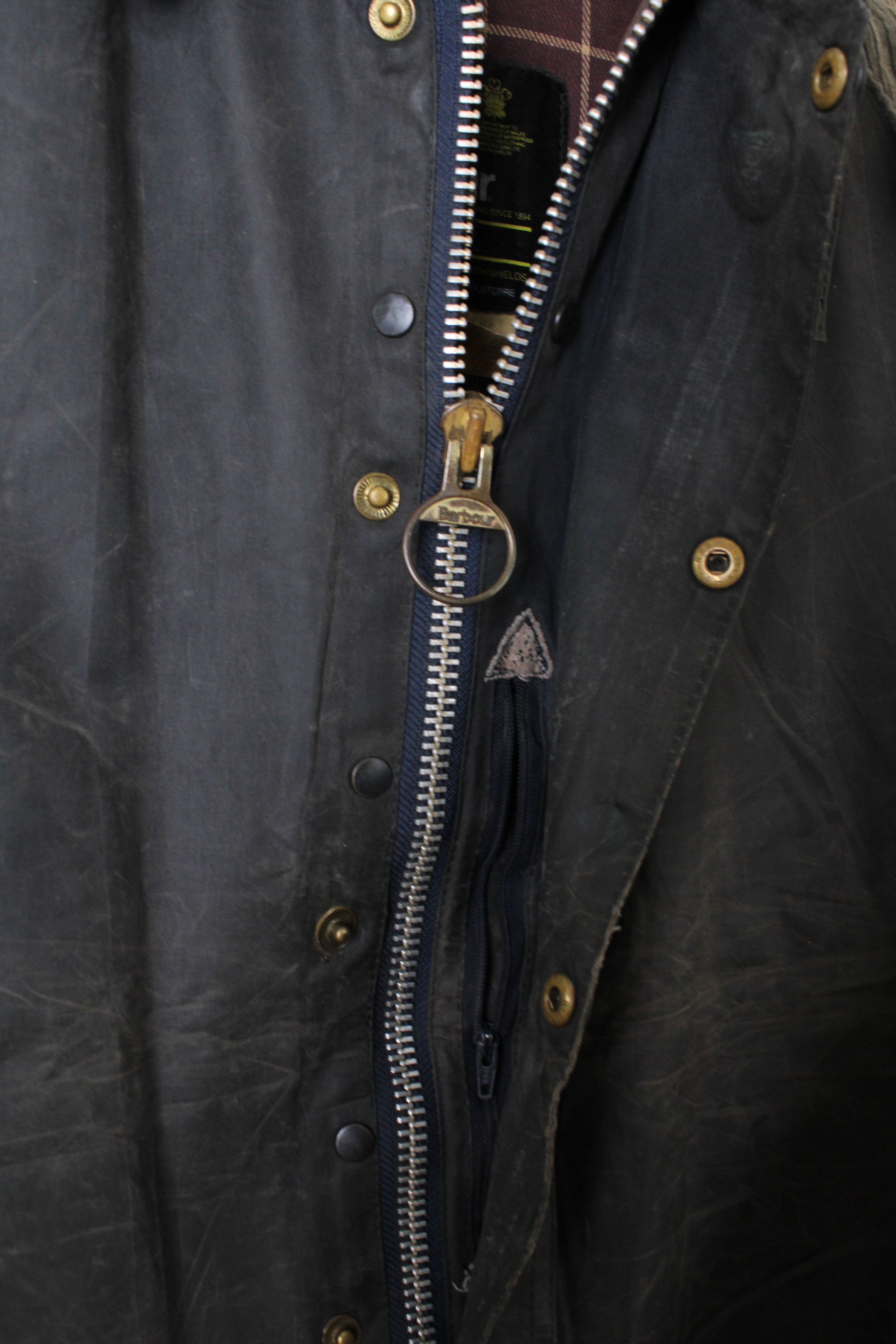 Barbour Barbour Beaufort Waxed Jacket Blue C48 Large XL Size US XL / EU 56 / 4 - 5 Thumbnail