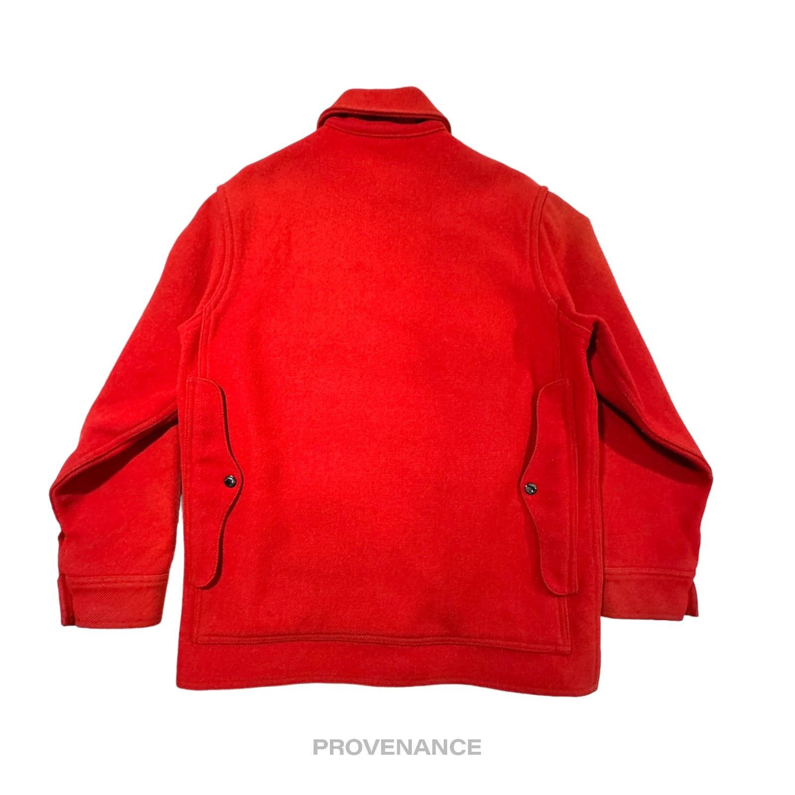 Filson 🔴 Filson Mackinaw Wool Cruiser Jacket - Scarlet Red 42 M Size US M / EU 48-50 / 2 - 2 Preview