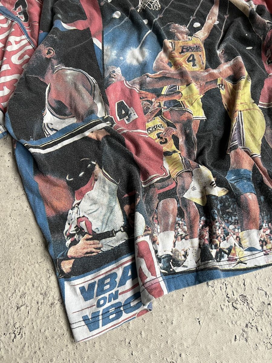 NBA Graphic NBA Draft verprint 90s T Shirt Y2K Streetwear Size US XL / EU 56 / 4 - 9 Thumbnail