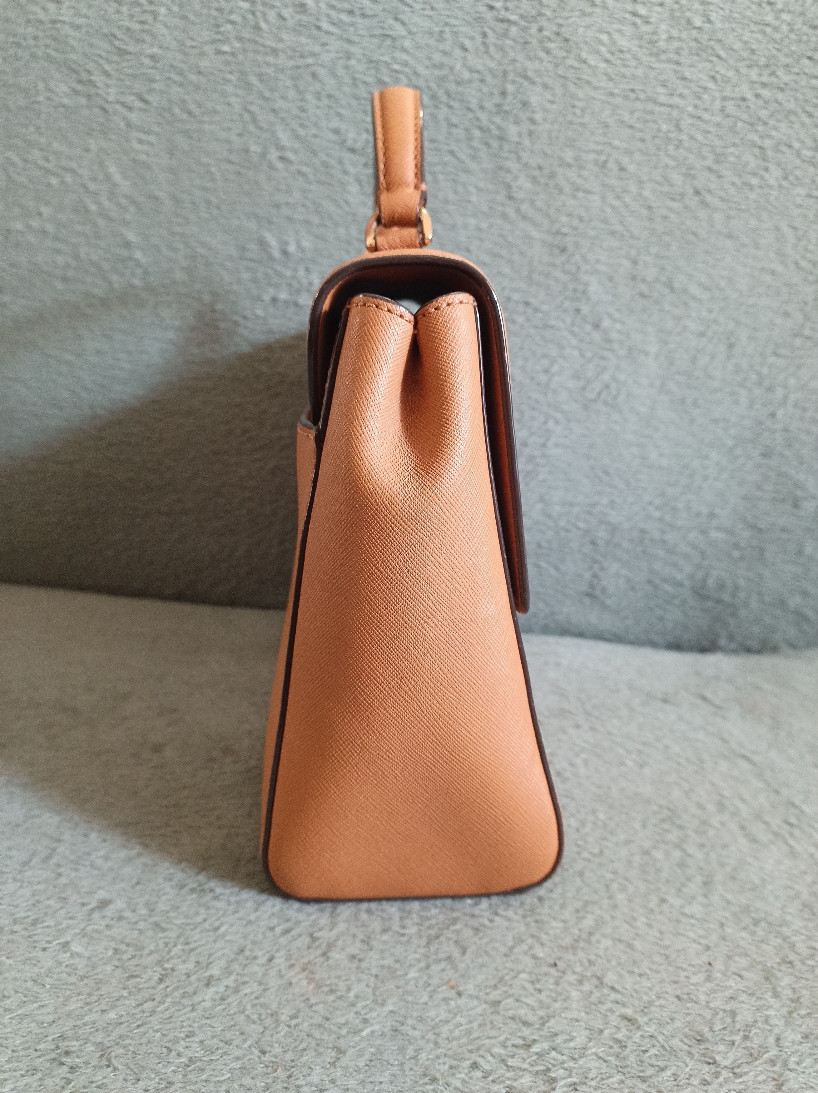 Tory Burch Tory Burch Emerson Tan Leather Flap Top Handle Crossbody Bag Size ONE SIZE - 5 Thumbnail