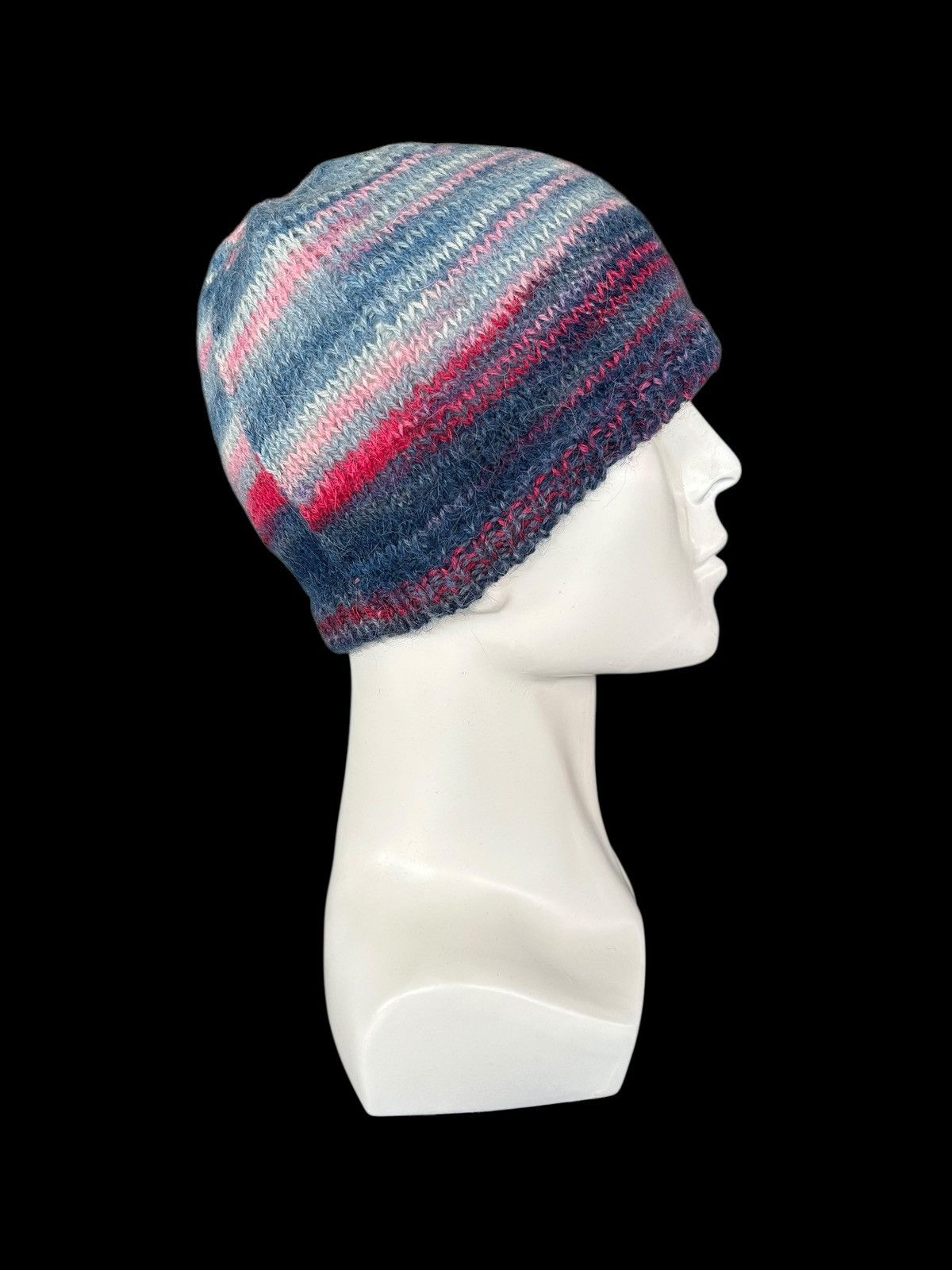 Japanese Brand × Kapital × Vintage Crochet Knitted Handmade Beanie Hats Rare ☠️☠️ Size ONE SIZE - 3 Thumbnail