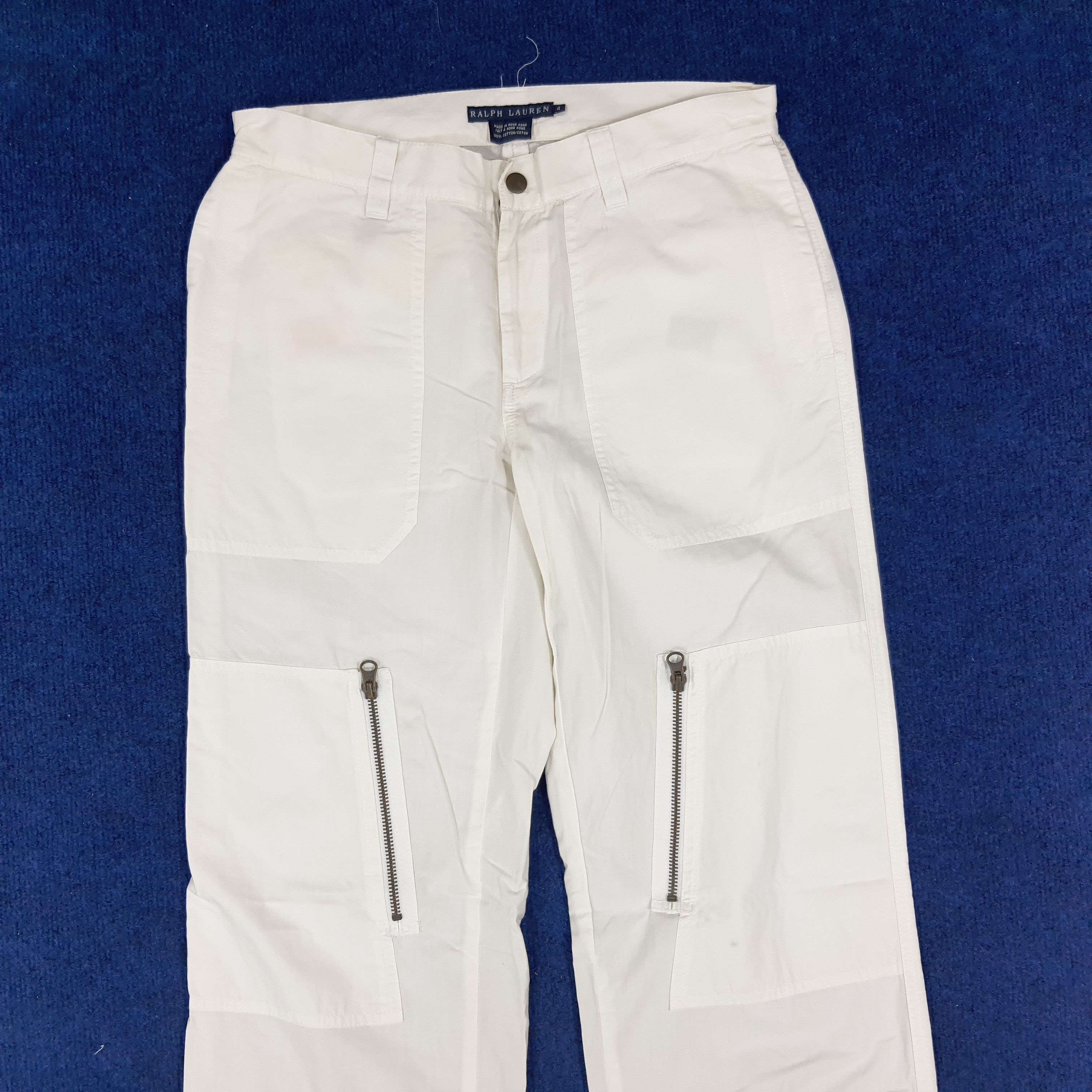 Ralph Lauren × Vintage Vintage Ralph Lauren Multiple Pocket Zipper Pants Size 29" - 2 Thumbnail