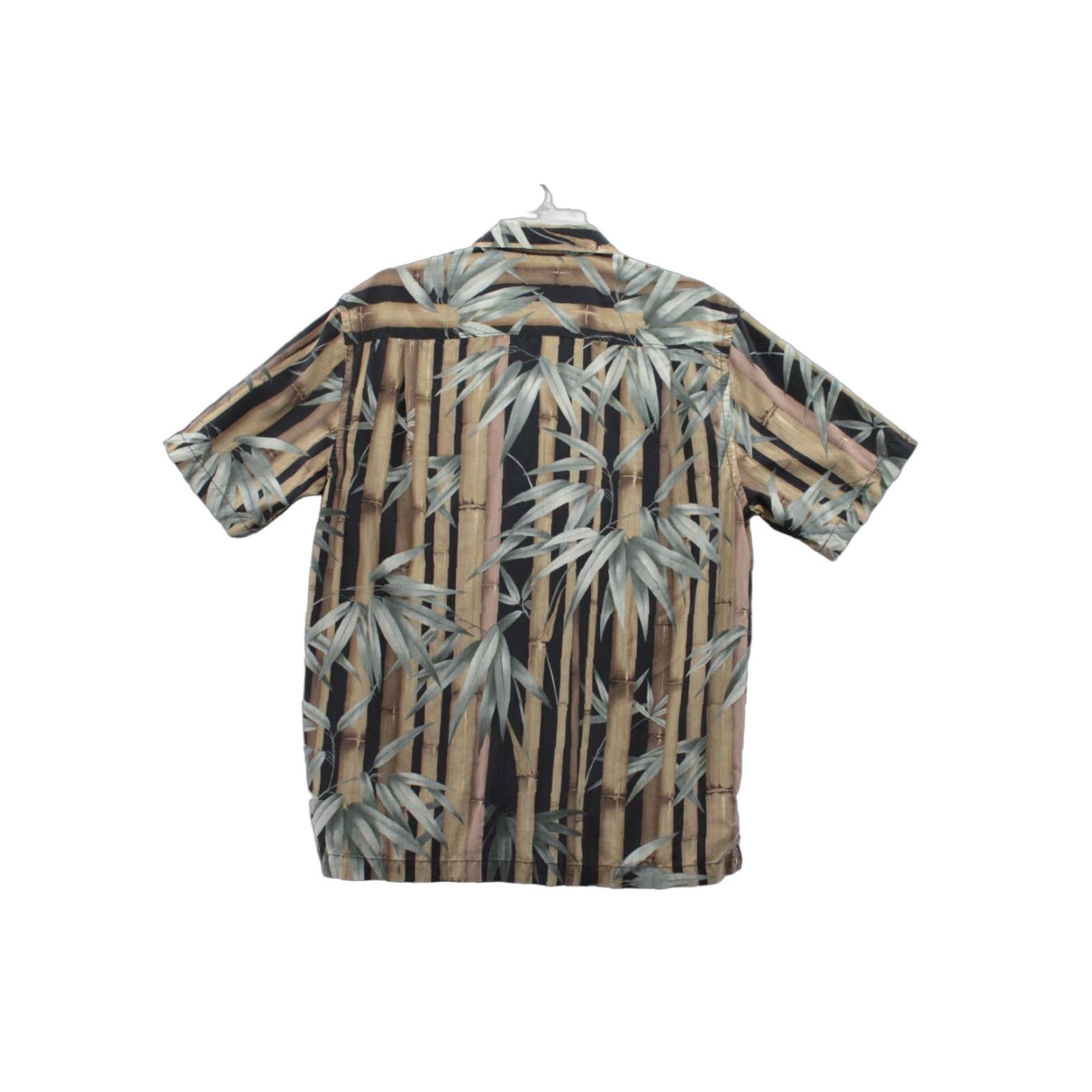 Tommy Bahama Tommy Bahama Shirt Men's M Black Silk Camp Collar Floral Bamboo Tree Size US M / EU 48-50 / 2 - 1 Thumbnail