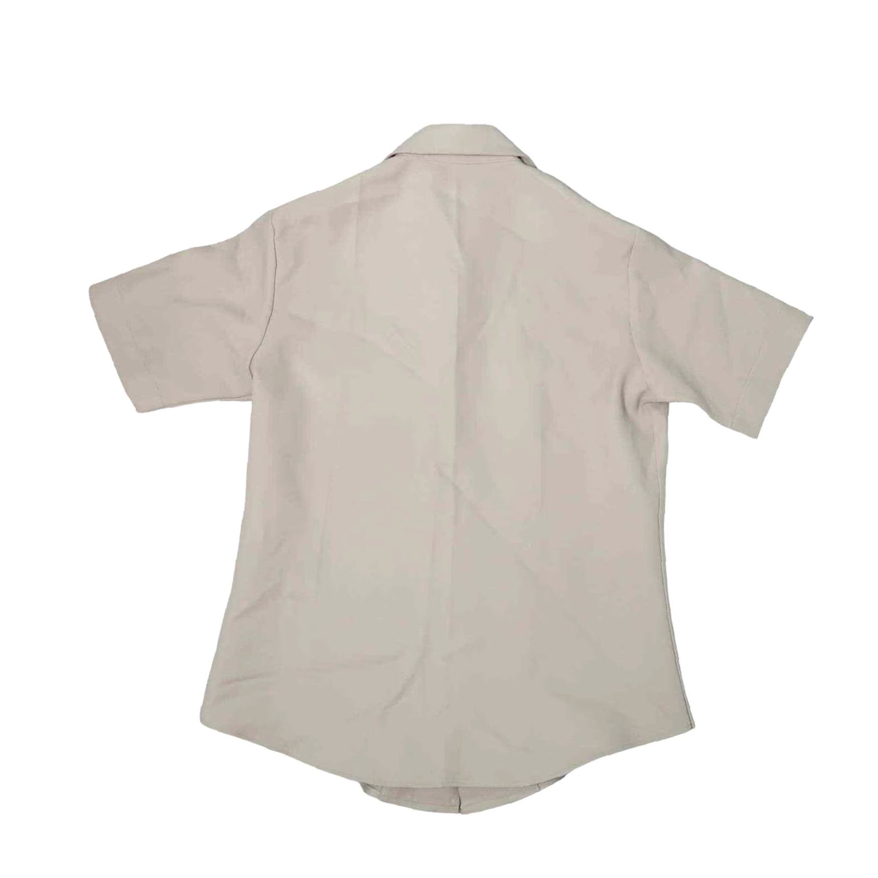 Vintage VINTAGE Jackson Shirt Womens M khaki tan uniform button front 1970s Casual Tailored Regular Size teal Size M / US 6-8 / IT 42-44 - 3 Thumbnail