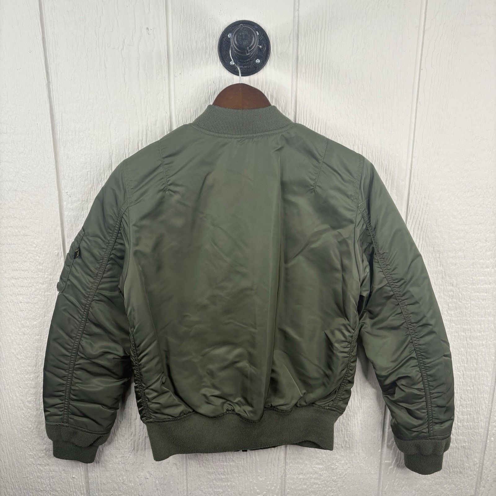Alpha Industries Alpha Industries Bomber Jacket Mens Small Green USAF Size US S / EU 44-46 / 1 - 2 Thumbnail