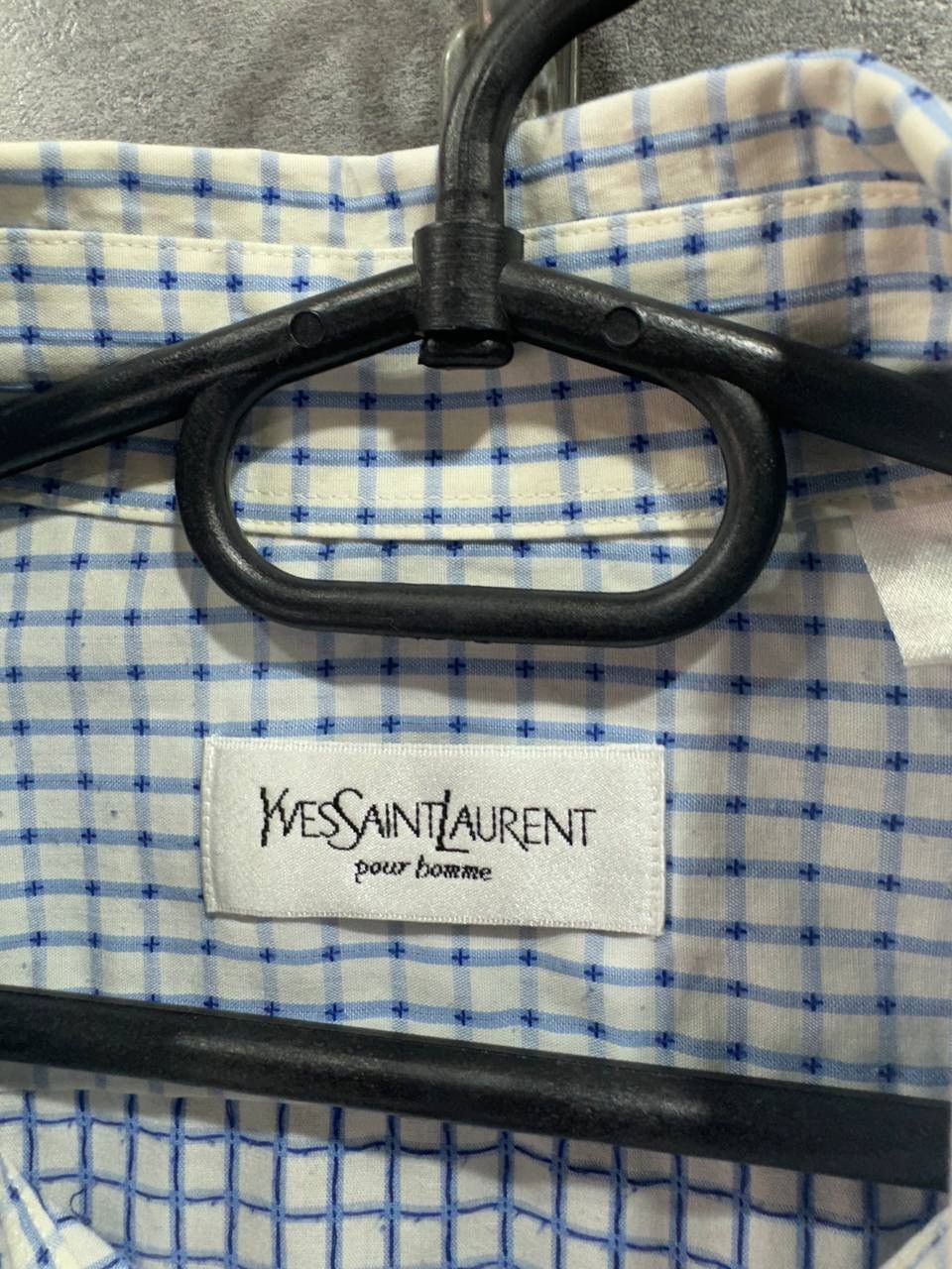 Yves Saint Laurent Vintage YSL Yves Saint Laurent Shirt Button Up Size US XL / EU 56 / 4 - 3 Thumbnail