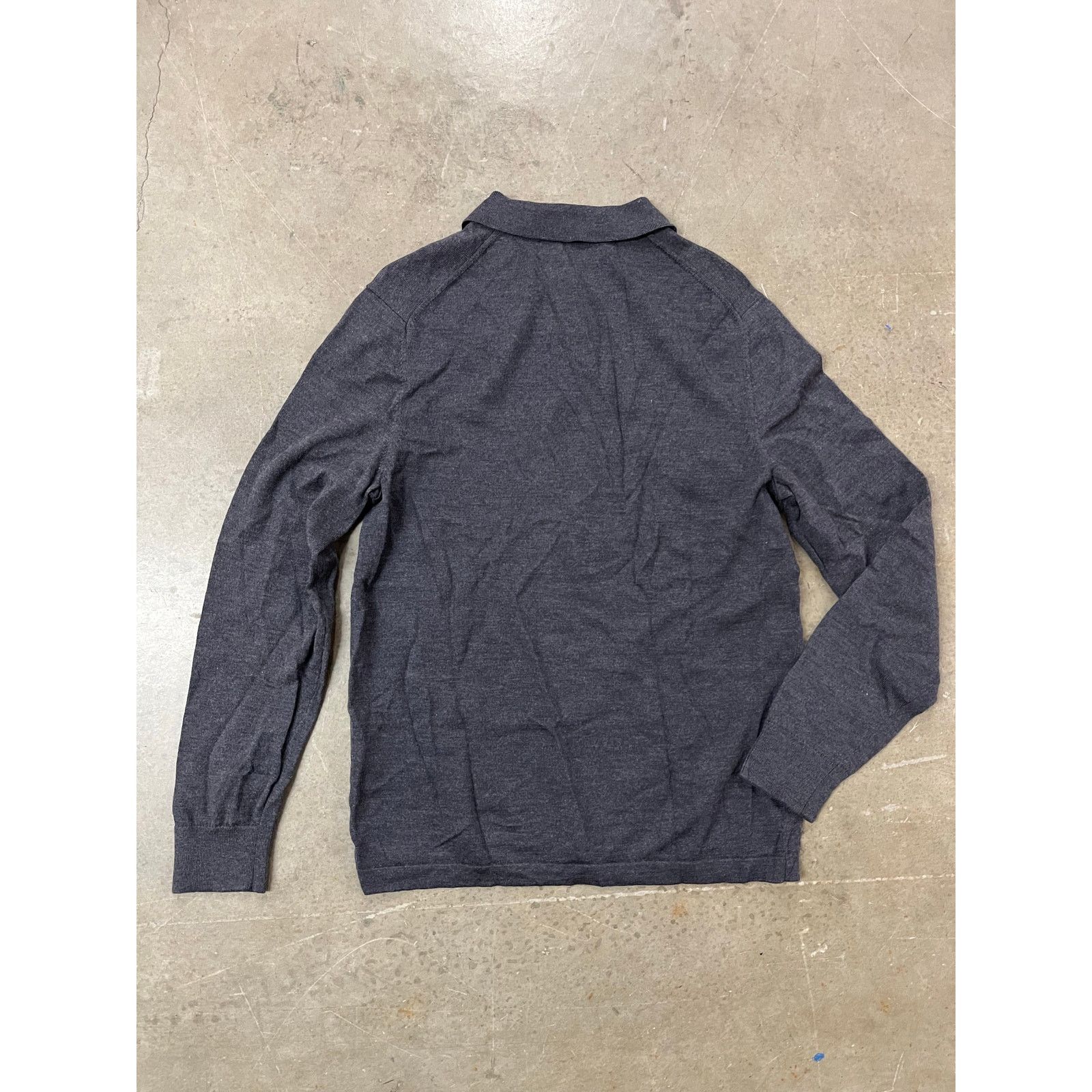 Banana Republic Banana Republic- Italian Merino Wool yarn Polo/ Gray / L Size US L / EU 52-54 / 3 - 2 Thumbnail
