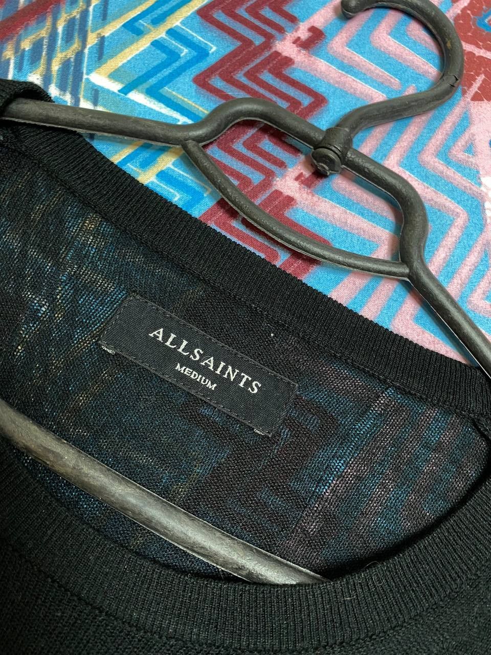 Allsaints Vintage Allsaints Knit Sweater Black Y2K M Size M / US 6-8 / IT 42-44 - 2 Thumbnail