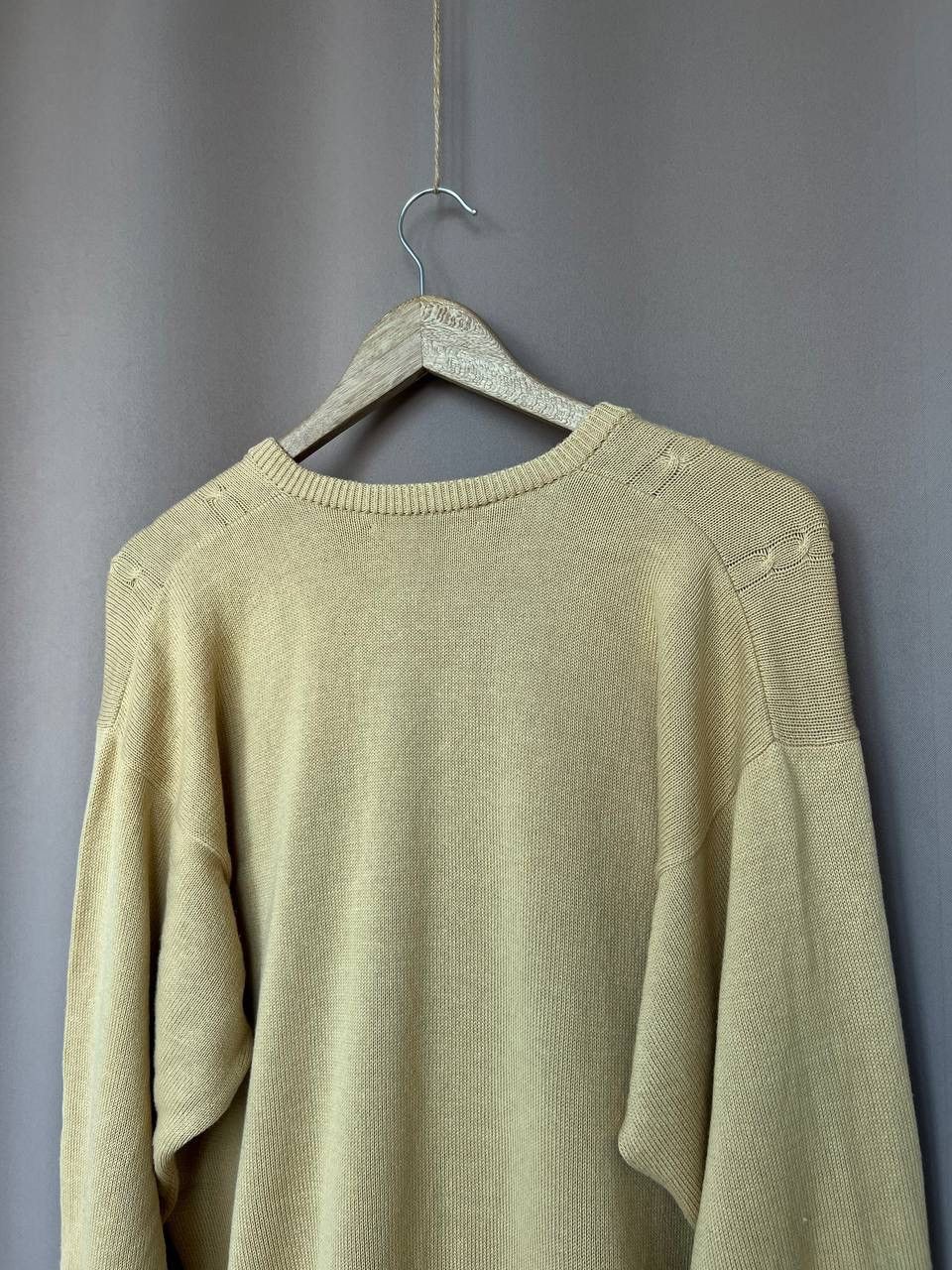 Burberry Burberrys V- Neck Sweater Mens Size L Vintage Cotton Knit Size US L / EU 52-54 / 3 - 8 Thumbnail