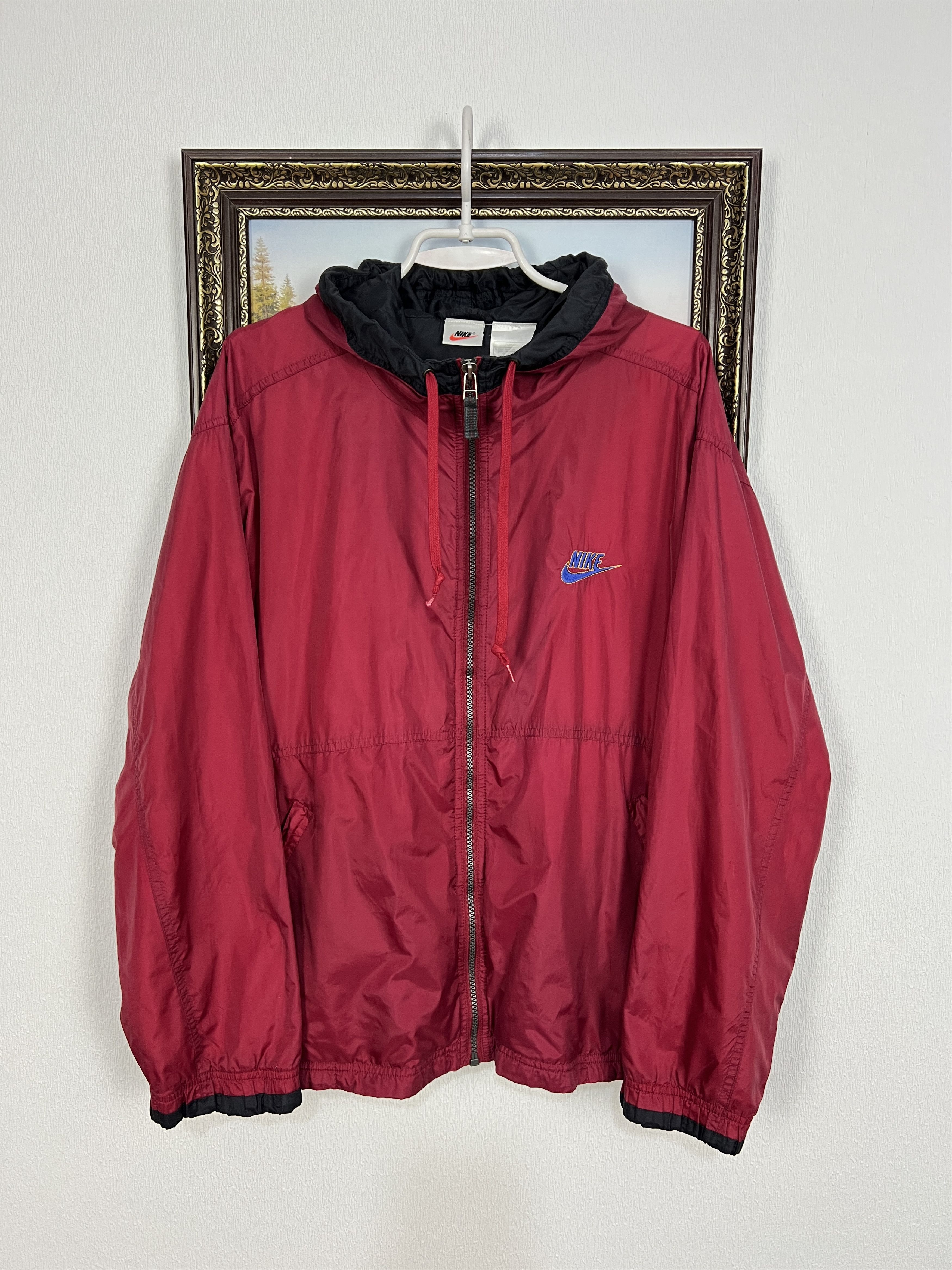 Nike Vintage 90's Nike Jacket Hooded Track Top Swoosh Zip Size US M / EU 48-50 / 2 - 4 Thumbnail