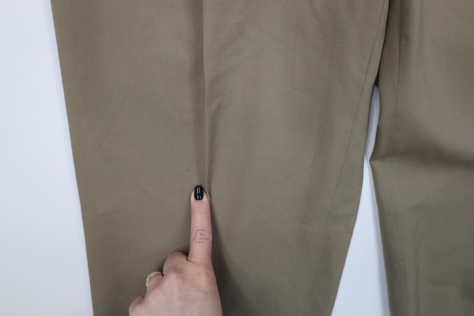 Vintage Vintage 90s Streetwear Gabardine Knit Wide Leg Chino Pants Size US 34 / EU 50 - 6 Thumbnail