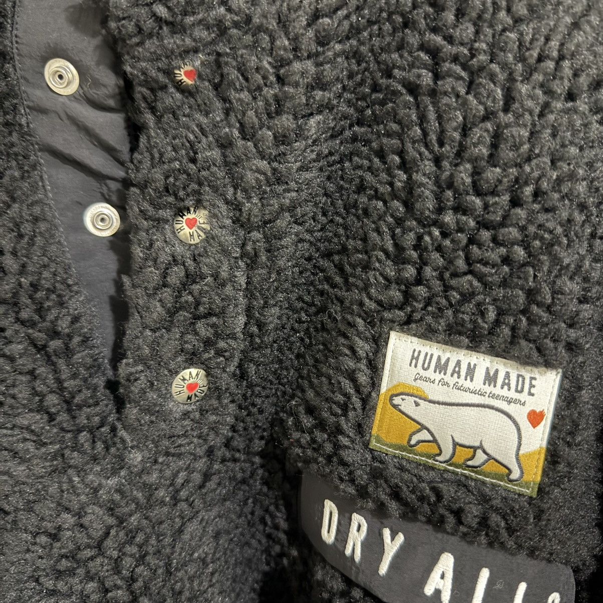 Human Made HUMAN MADE BOA FLEECE PULLOVER Black Size US L / EU 52-54 / 3 - 2 Thumbnail