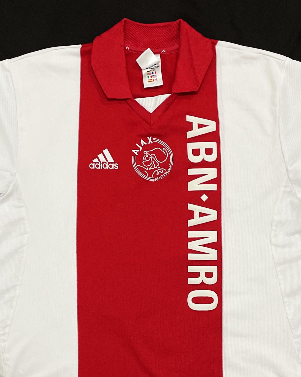 Adidas Ajax Amsterdam Home Kit 2001 2002 Size US L / EU 52-54 / 3 - 4 Thumbnail