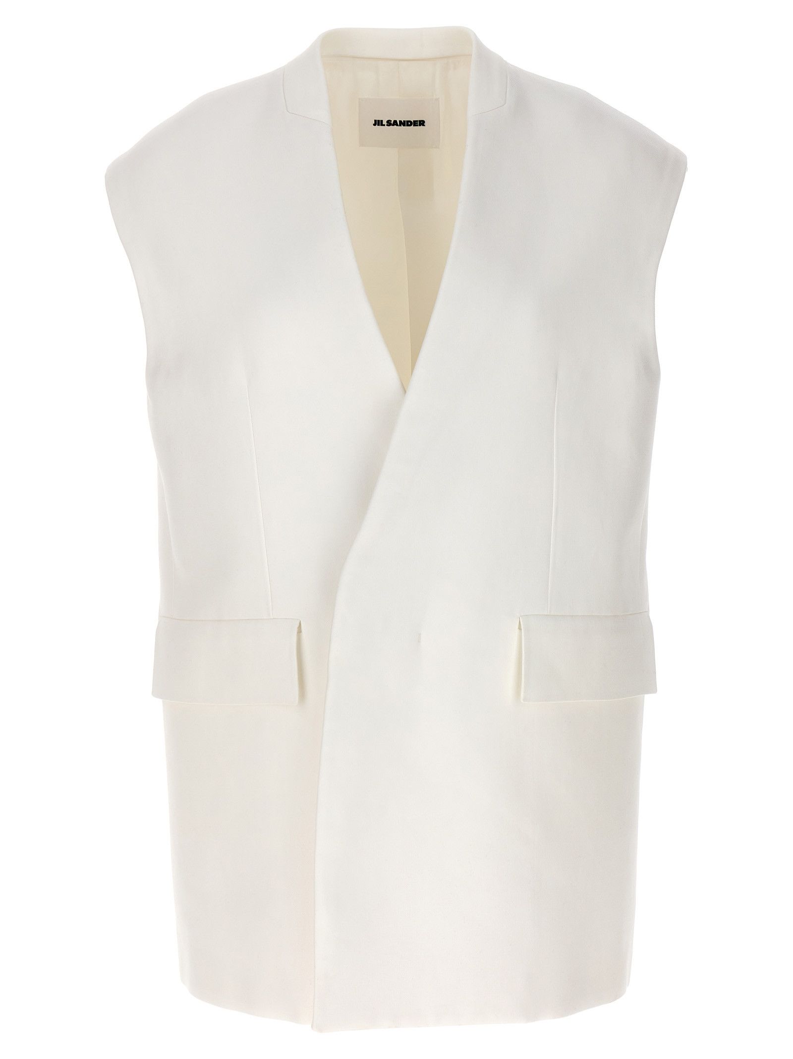 Jil Sander Oversize Tailored Vest Size S / US 4 / IT 40 - 1 Thumbnail