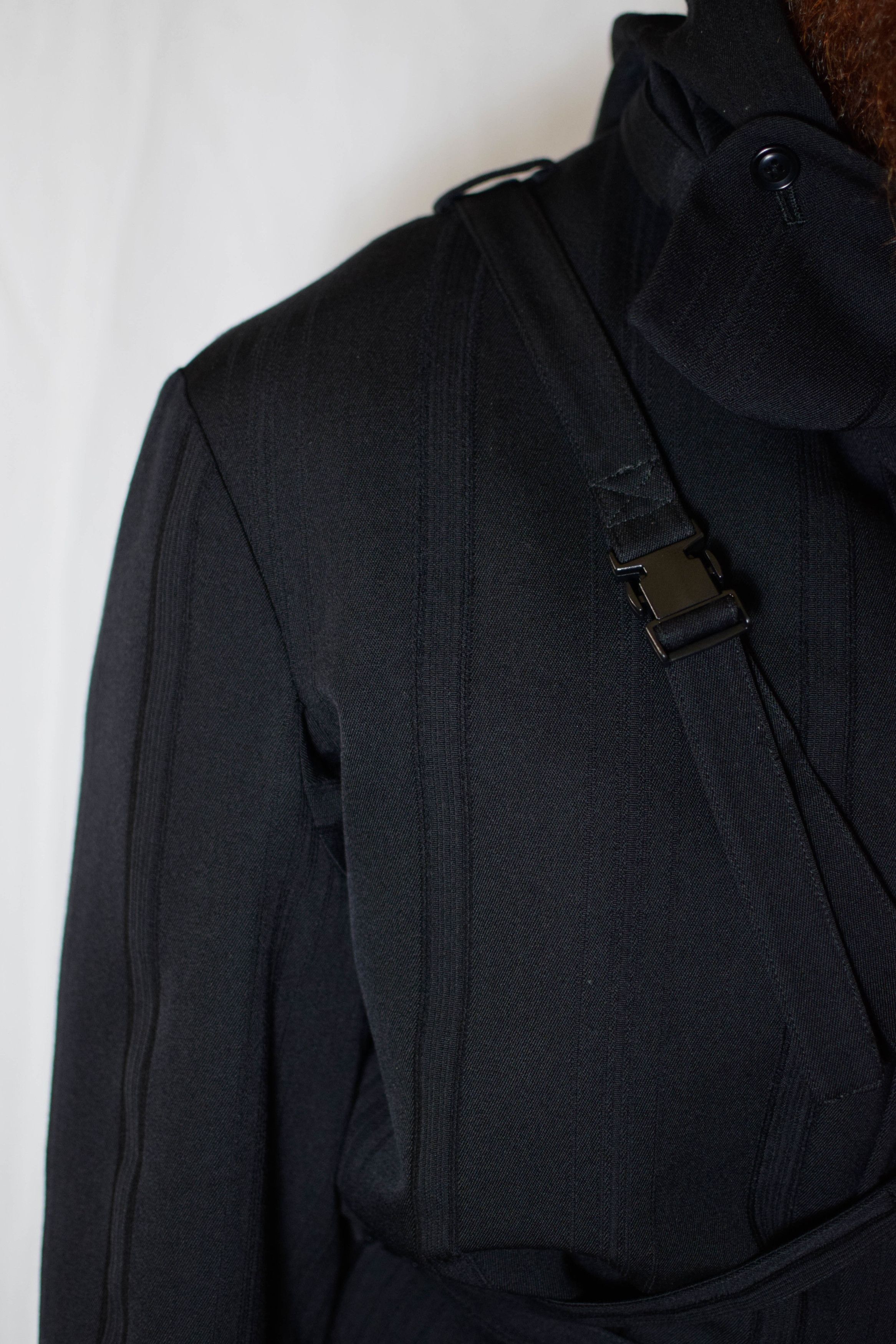 Yohji Yamamoto YYPH AW16 Striped Bondage Blazer - HR-J12-108 Size 52R - 13 Thumbnail