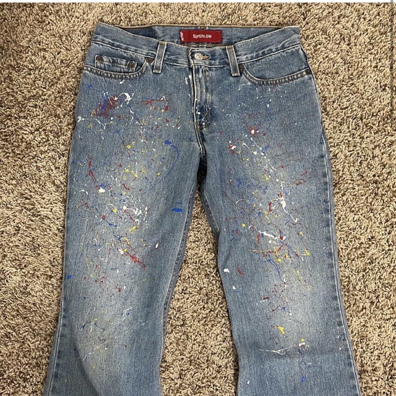 Levi's × Vintage Vintage Paint Splatter Levis Size 28" / US 6 / IT 42 - 2 Thumbnail